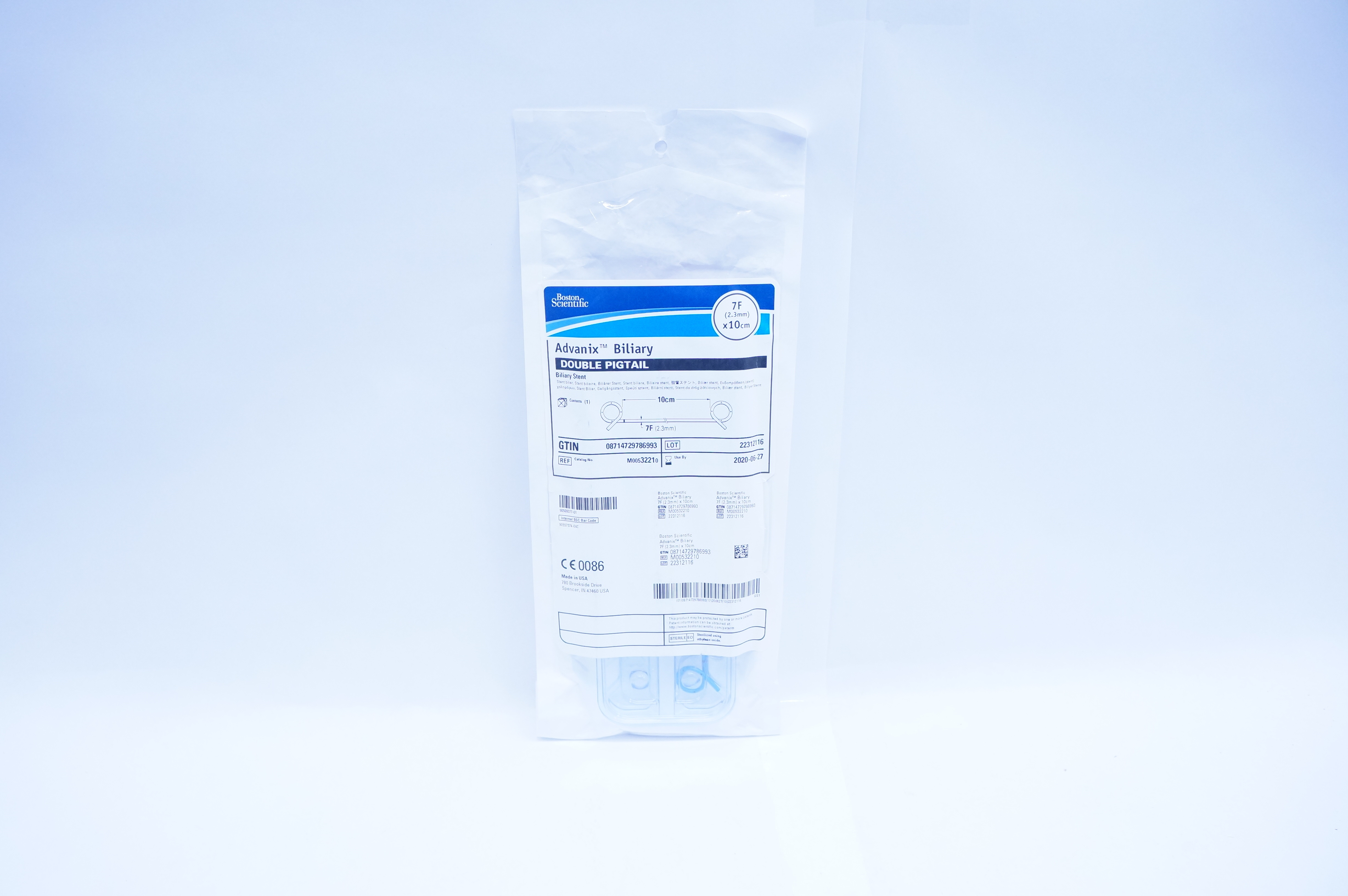 Boston Scientific M00532210 Advanix Biliary, Biliary Stnt 7F x 10cm (x)