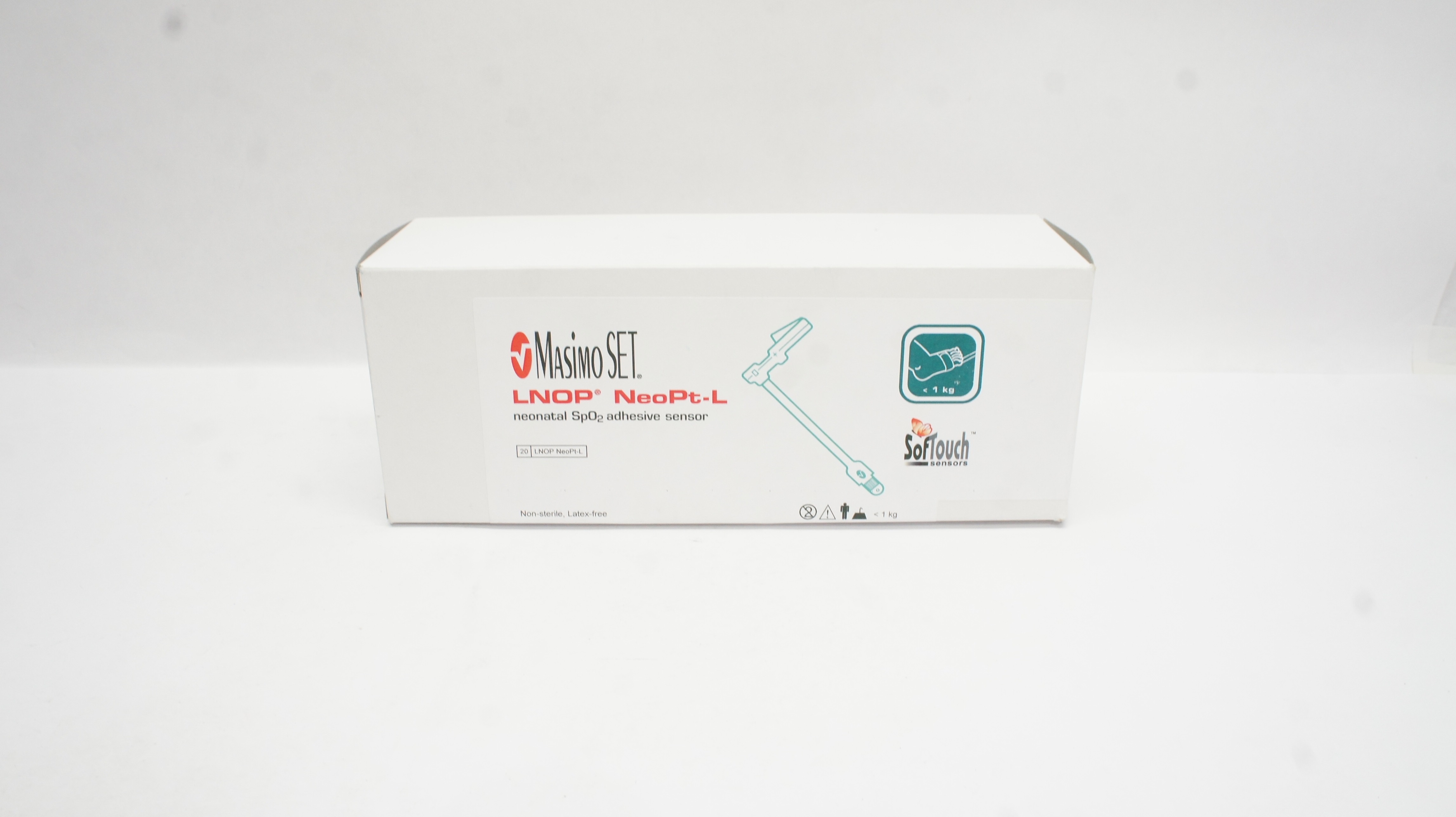 Masimo Set 1651 LNOP NeoPt-L Neonatal SPO2 Adhesive Sensor - Box of 18