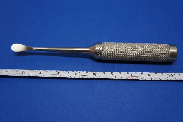 Askin Elevator Spinal Cobb 9.50x1inch crs 0.750x0.375inch Blade Sharp 5in.