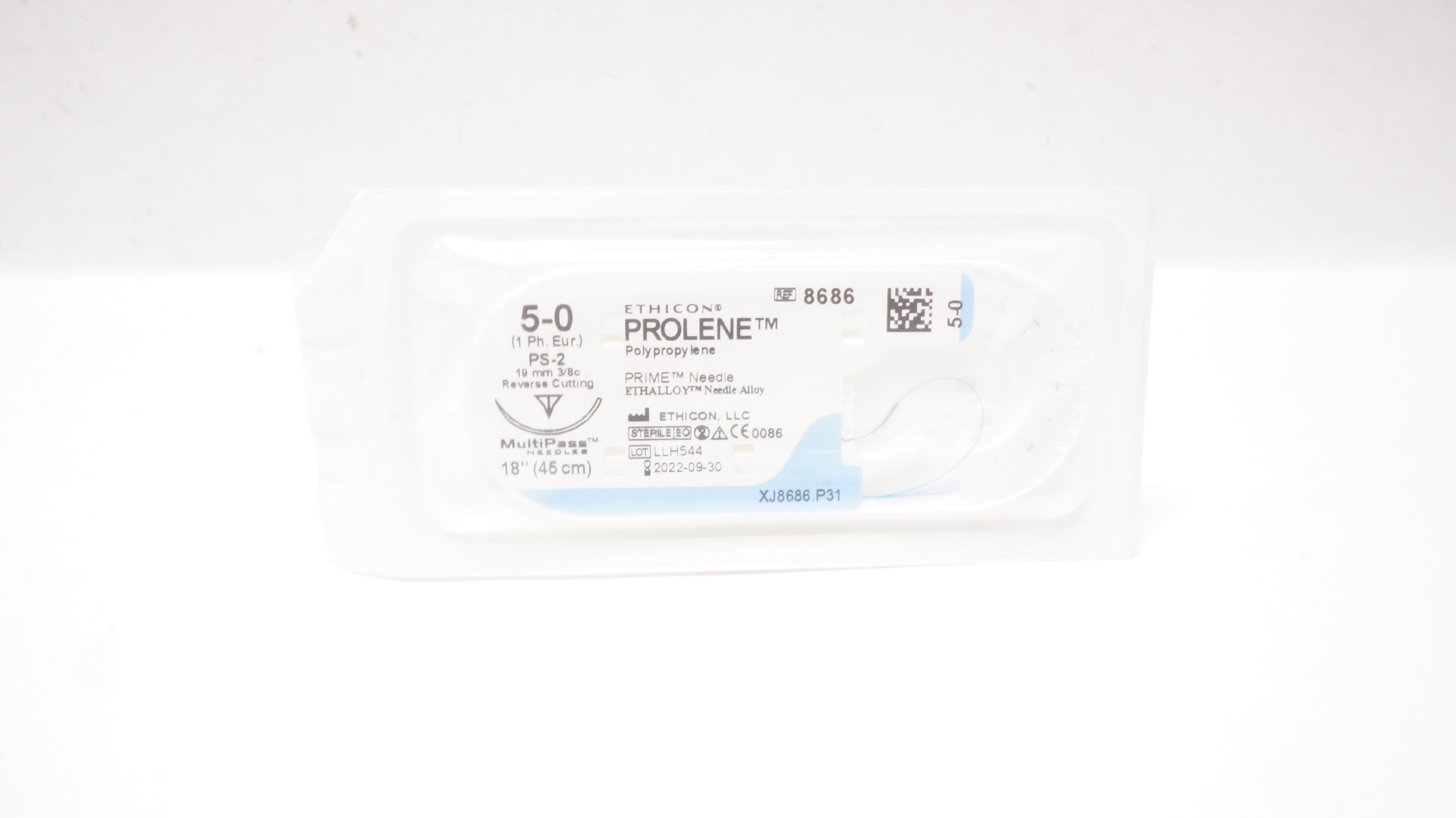 Ethicon 8556 5-0 PROLENE RB-1 17mm 1/2c Taper 36inch (x)