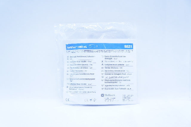 Hollister 9821 SoftFlex 1000ml Drainable Fecal Collector Large