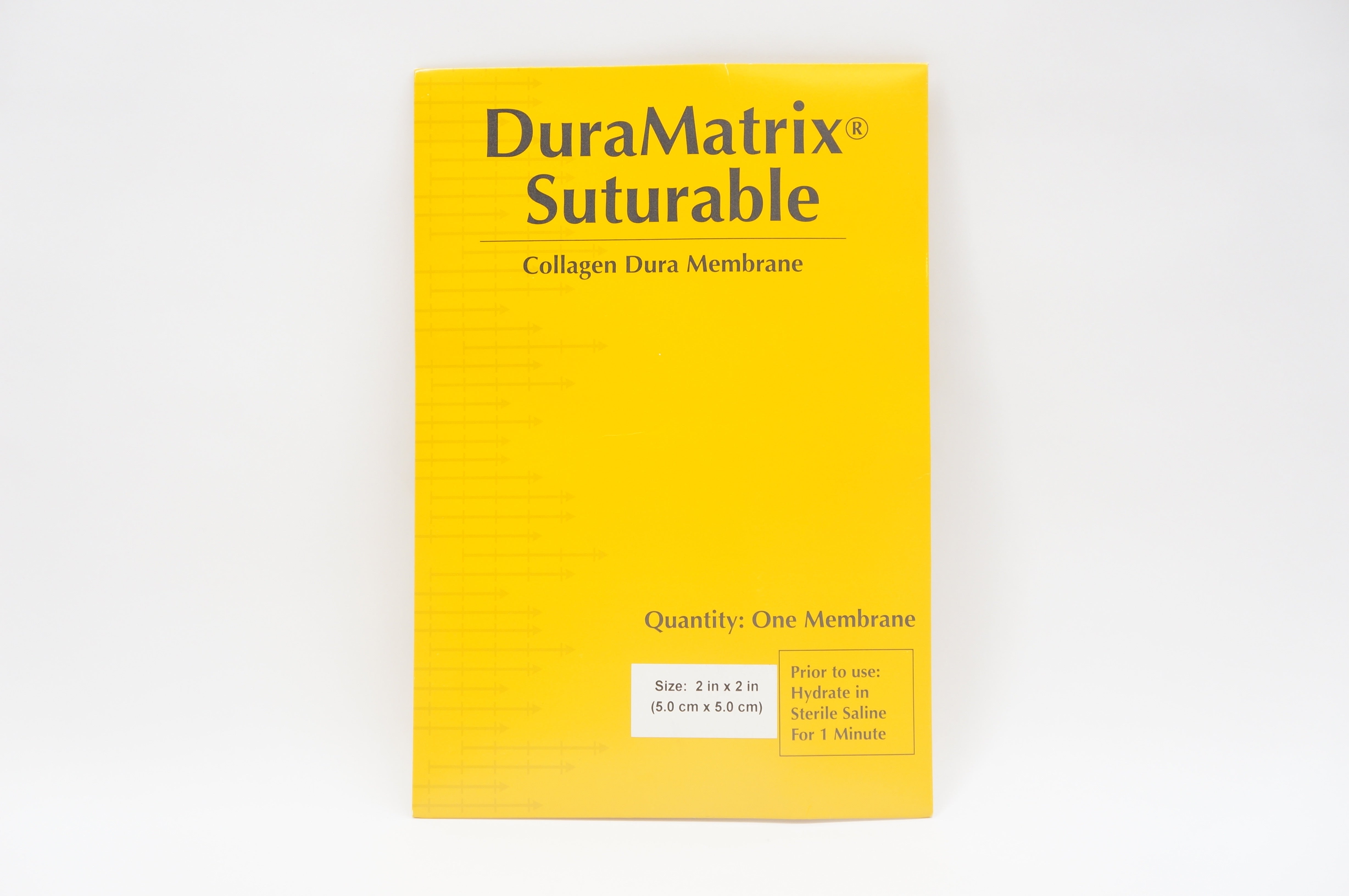 Stryker DMS22 DuraMatrix Suturable Collagen Dura Membrane, 2 in. x 2 in. (x)