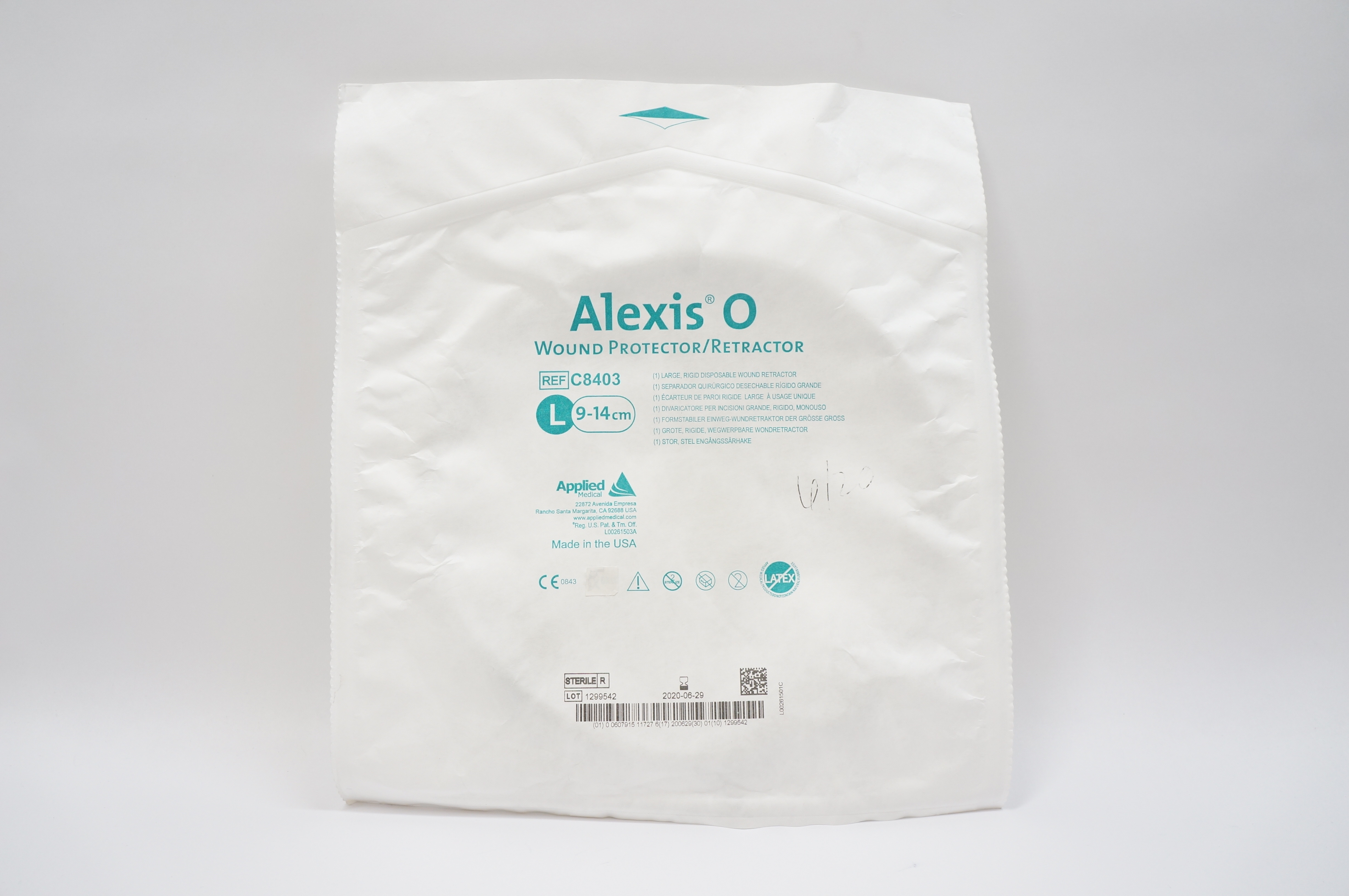 Applied Medical C8403 Alexis O Wound Protector/Retractor L 9-14cm (x)
