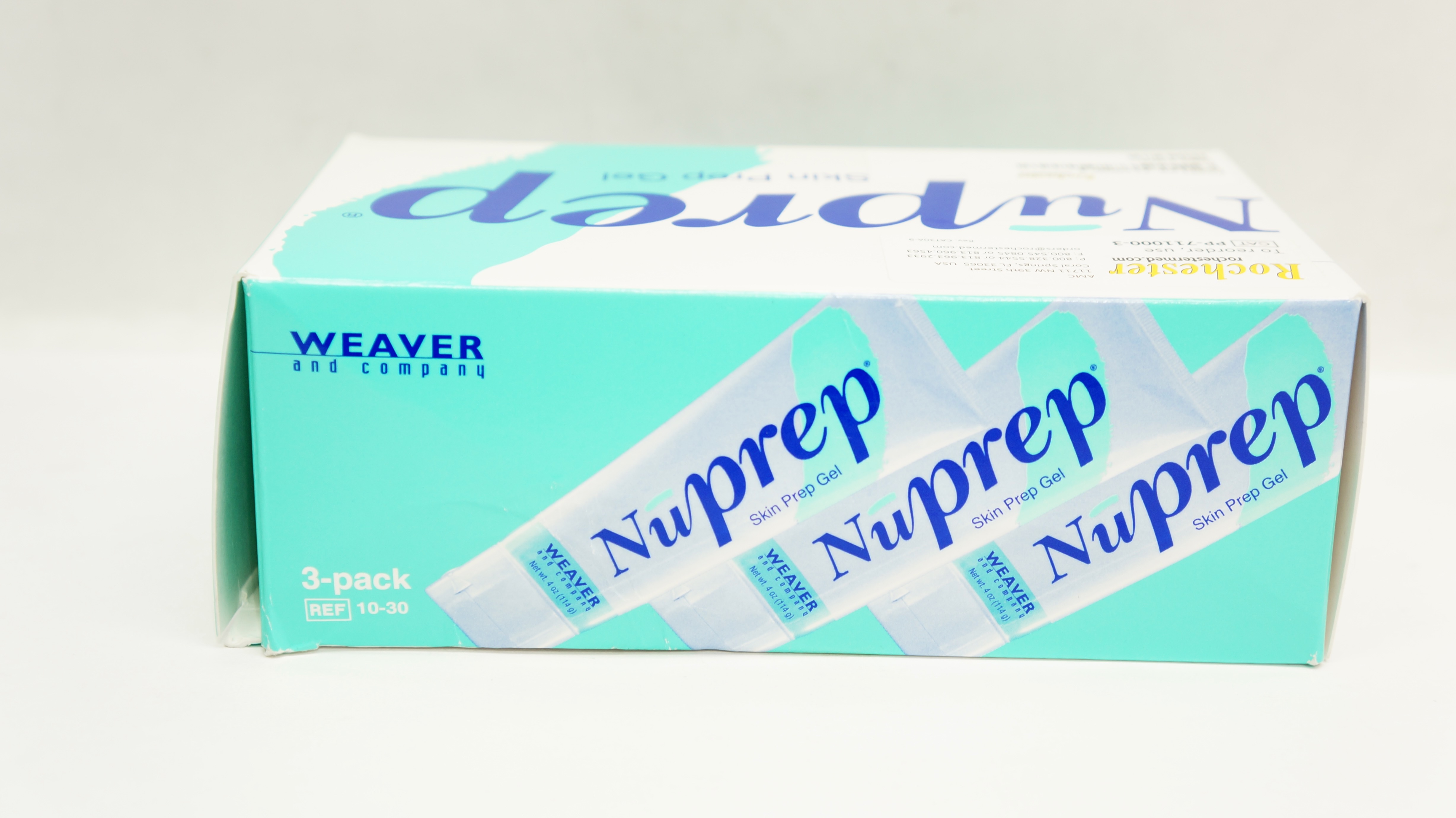 Weaver 10-30 NuPrep Skin Prep Gel, 4oz tube - Box of 3