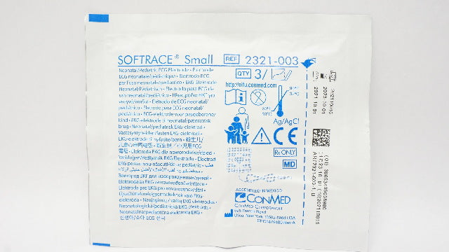 ConMed 2321-003 Softrance Small Neonatal/Pediatric ECG Electrode - Pack of 3