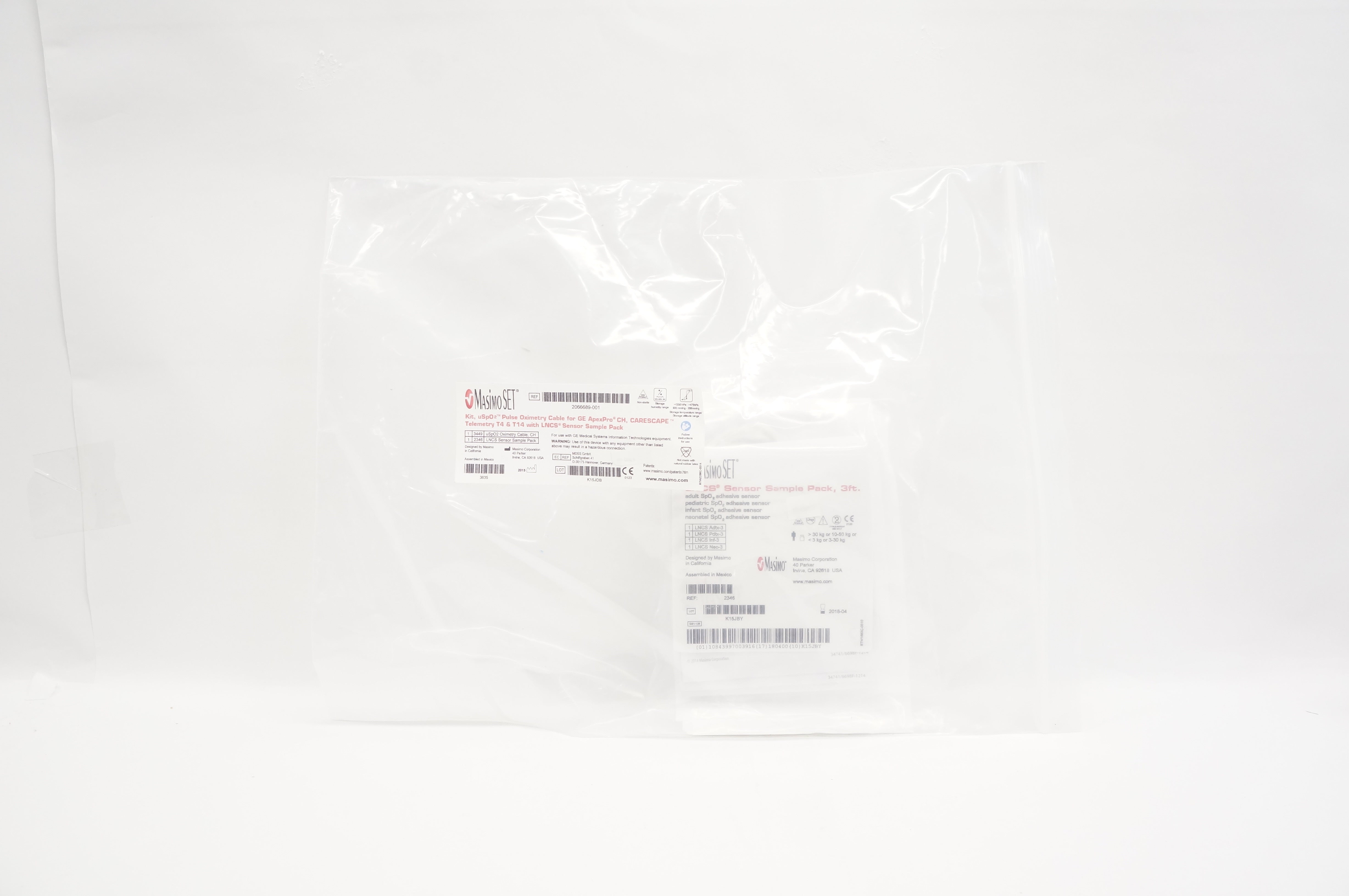 Masimo 2066689-001 Kit uSpO2 Pulse Oximentry Cable (x)