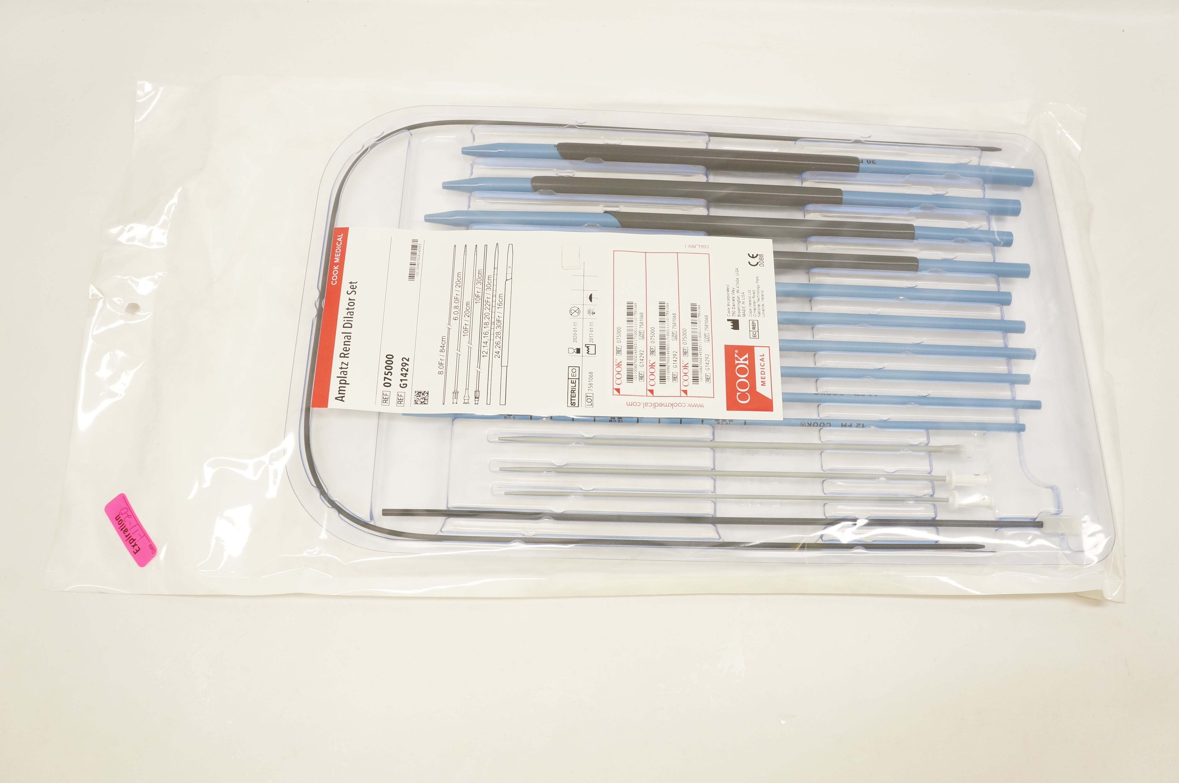 Cook Medical G14292 Amplatz Renal Dilator Set 8.0Fr. (x)
