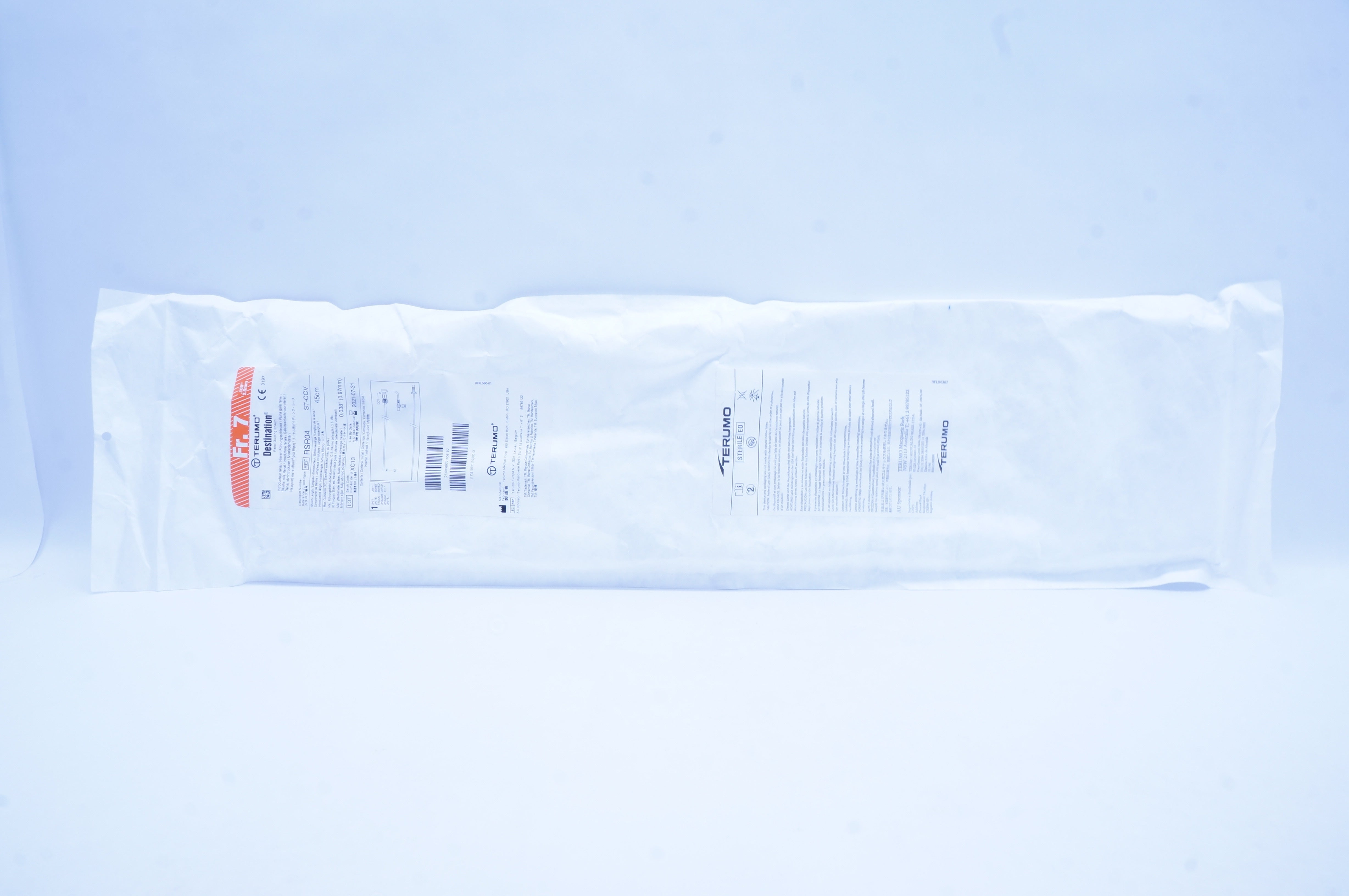 Terumo RSR04 Destination Renal Guiding Sheath Fr.7 x .100inch x 2.5mm