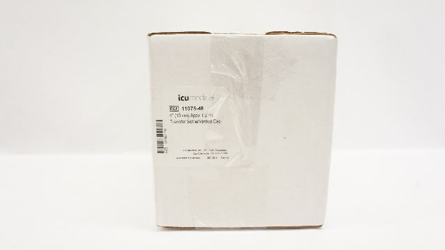 ICU Medical 12544 5inch Ext Set w/Clave T-Connector Clamp Rotating Luer - Box of 50