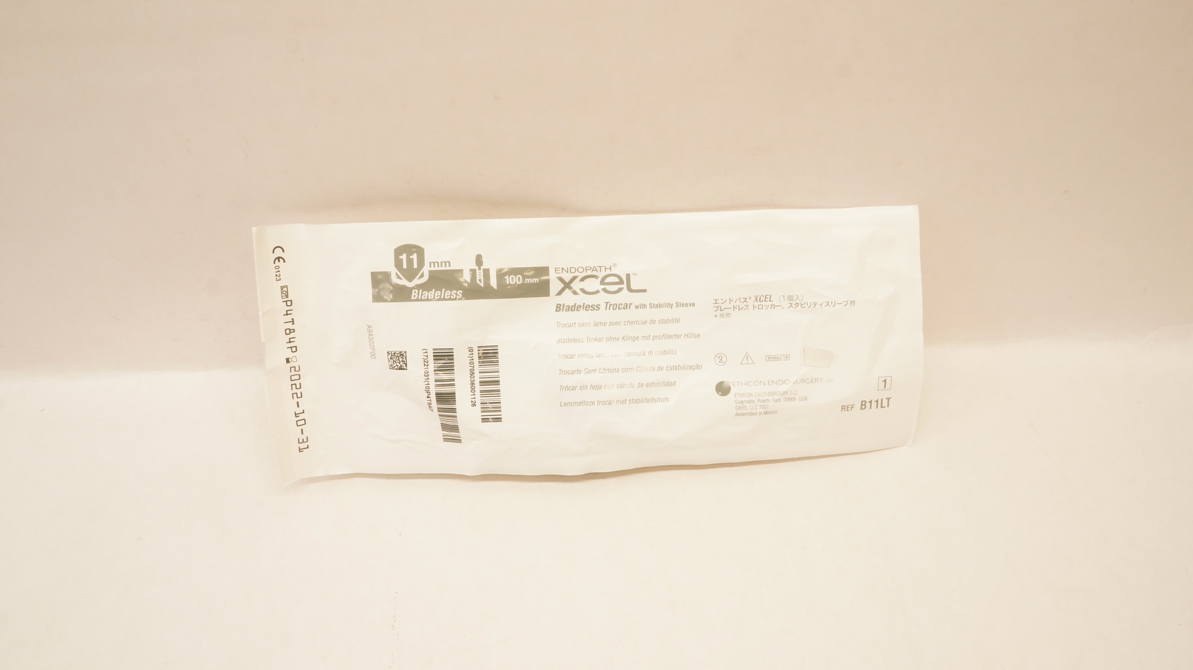 Ethicon B11LT Endopath XCEL Bladeless Trocar 11mm x 100mm (x)