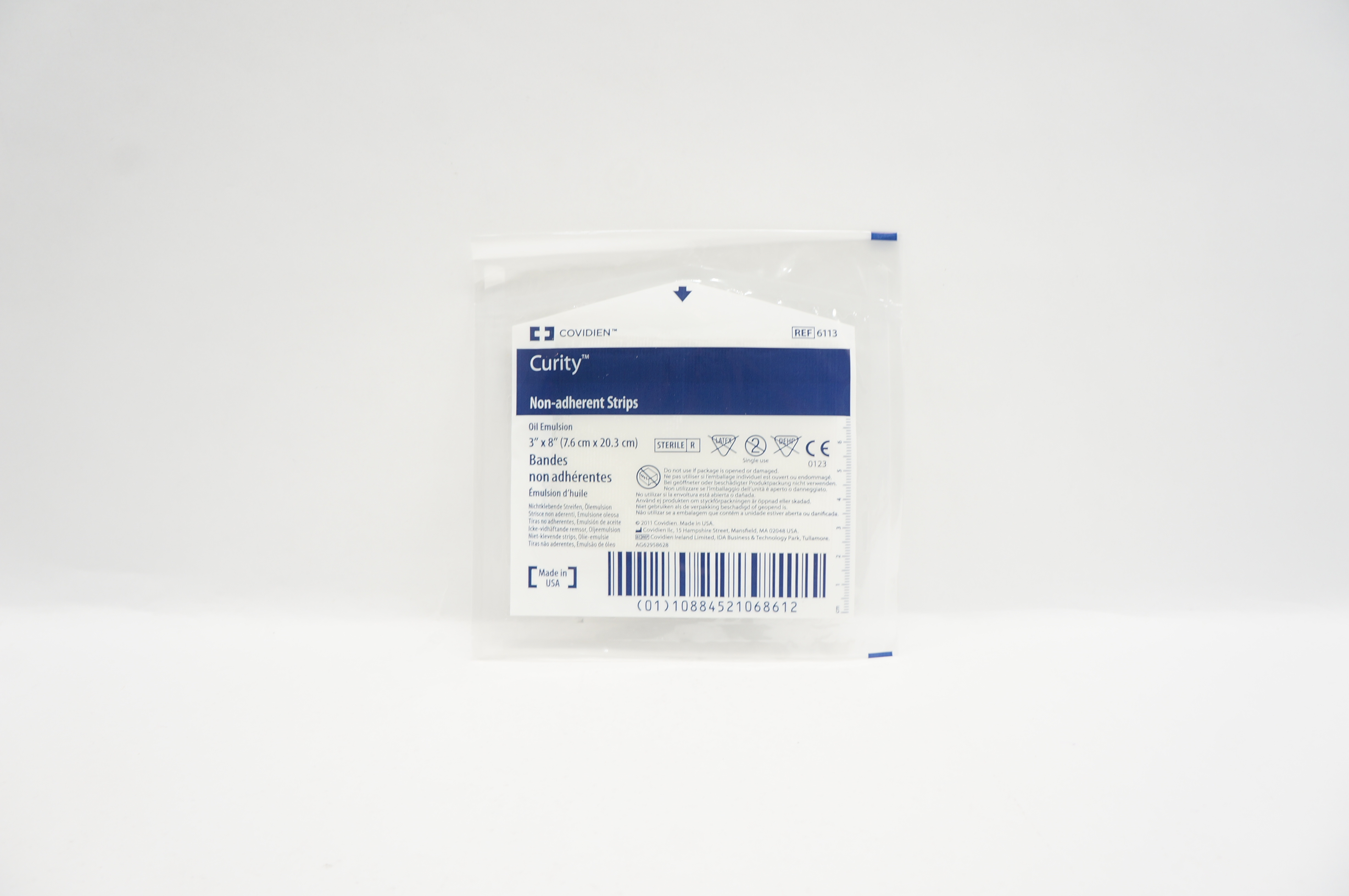 Covidien 6113 Curity Non-Adherent Strips 3inch x 8inch