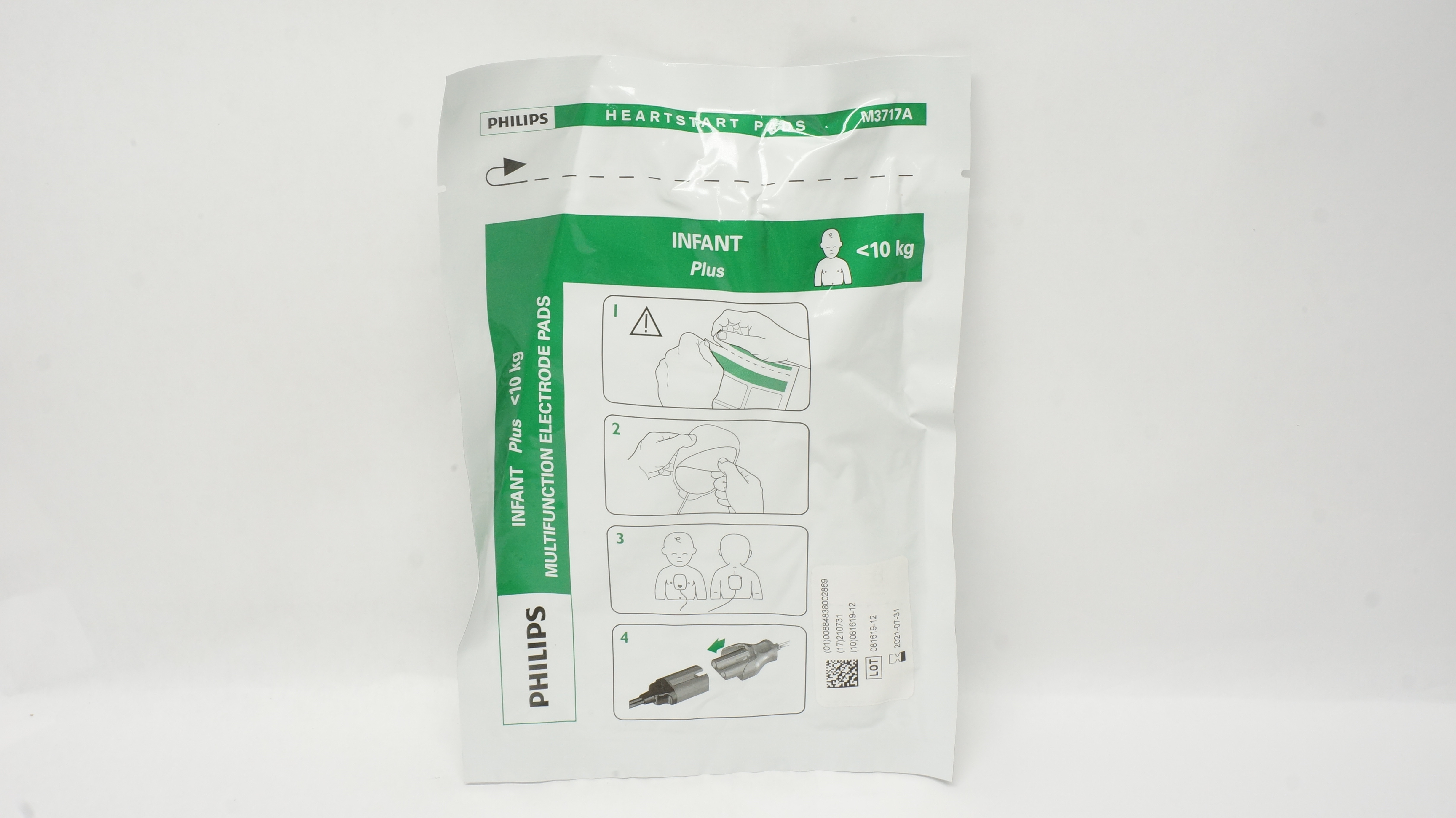 Philips M3717A Heartstart Plus Multifunction Electrode Pads (<10kg) (x)