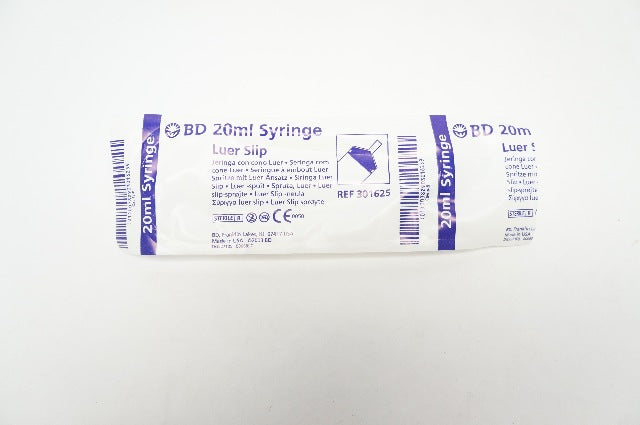 BD 301625 20ml Syringe Luer Slip (x)