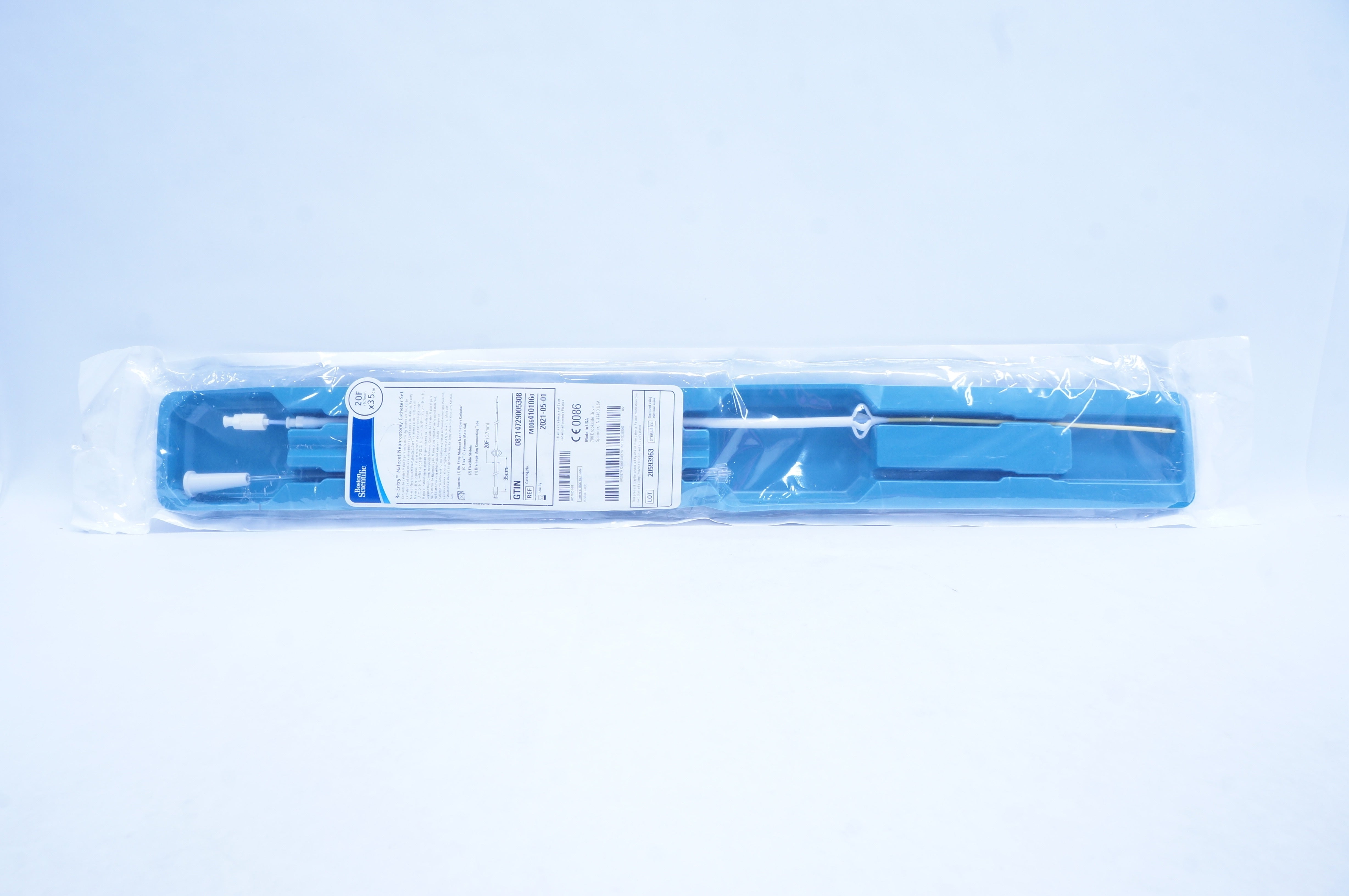 Boston Scientific M0064101060 Re-Entry Malecot Nephrostomy Cath 20F x 35cm