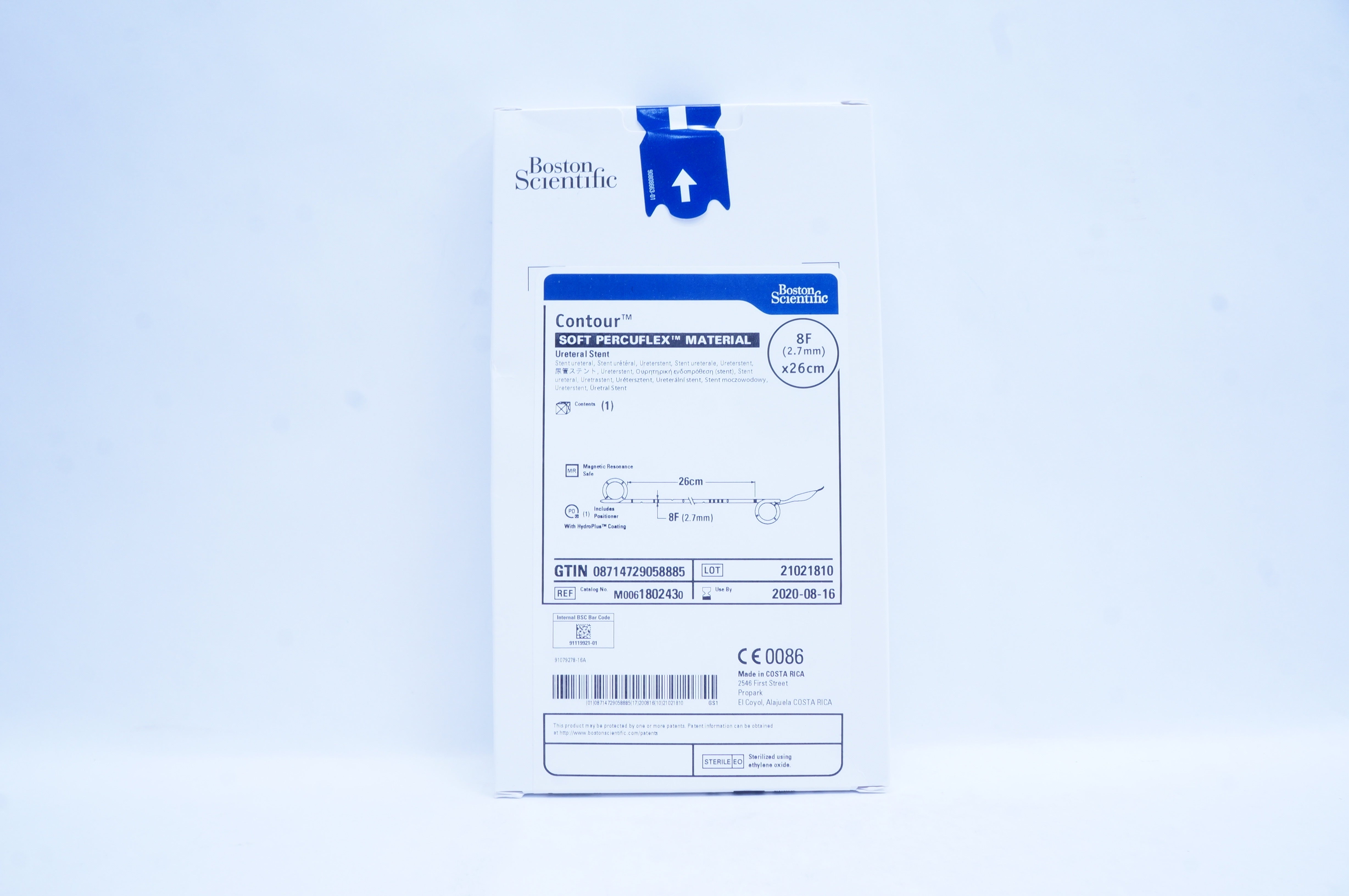 Boston Scientific 180243 Contour Ureteral Stnt 8F x 26 cm (x)
