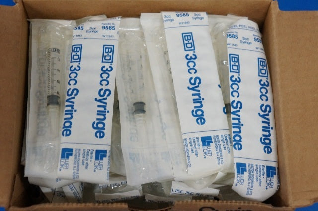 BD 9585 Syringe 3cc ~ Box of 100