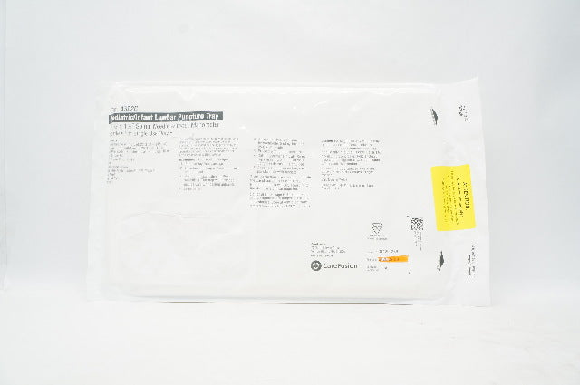CareFusion 4302C Pediatric/Infant Lumbar Puncture Tray 22Ga (x)