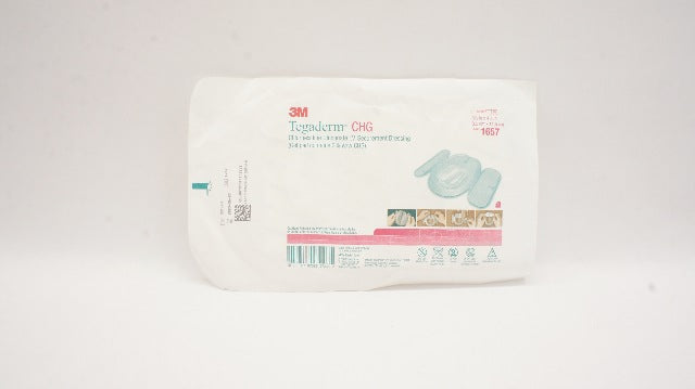 3M 1657 Chlorhexidine Gluconate I.V. Securement Dressing 3-1/2 x 4-1/2inch (x)