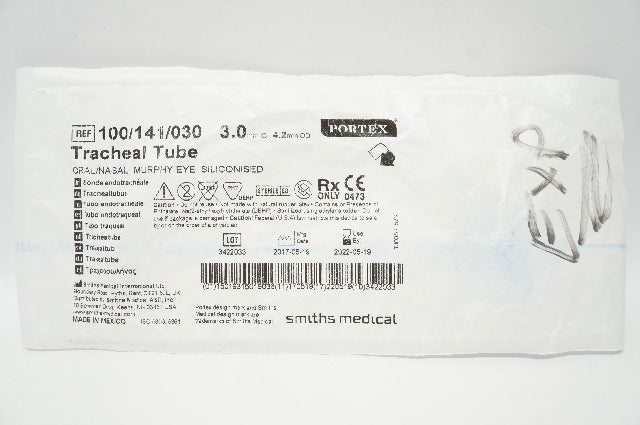 Smiths Medical 100/141/030 Tracheal Tube 3.0mm x 4.2mm (x)