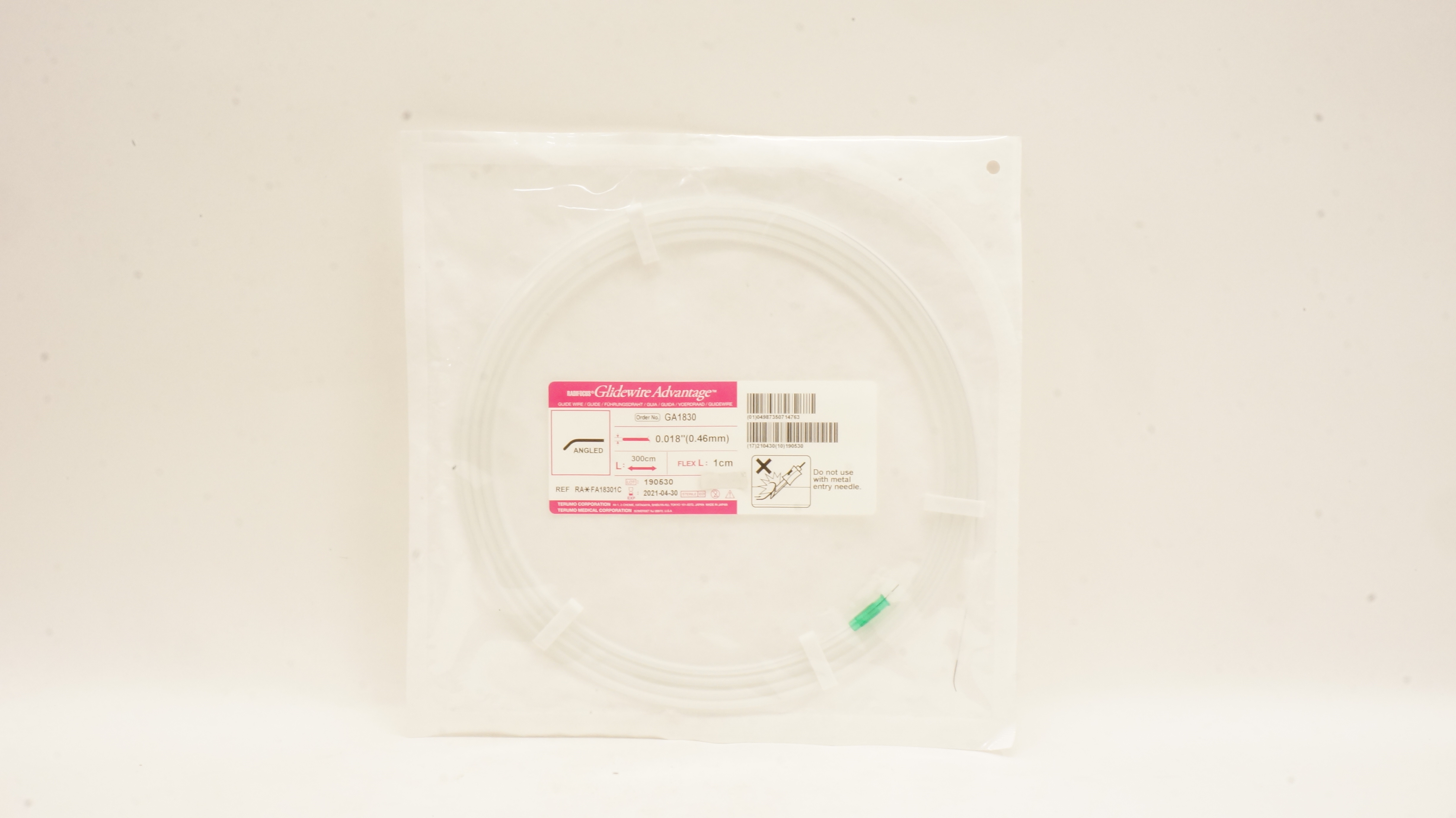 Terumo GA1830 Radifocus Glidewire Advantage 0.018inch x 300cm (x)