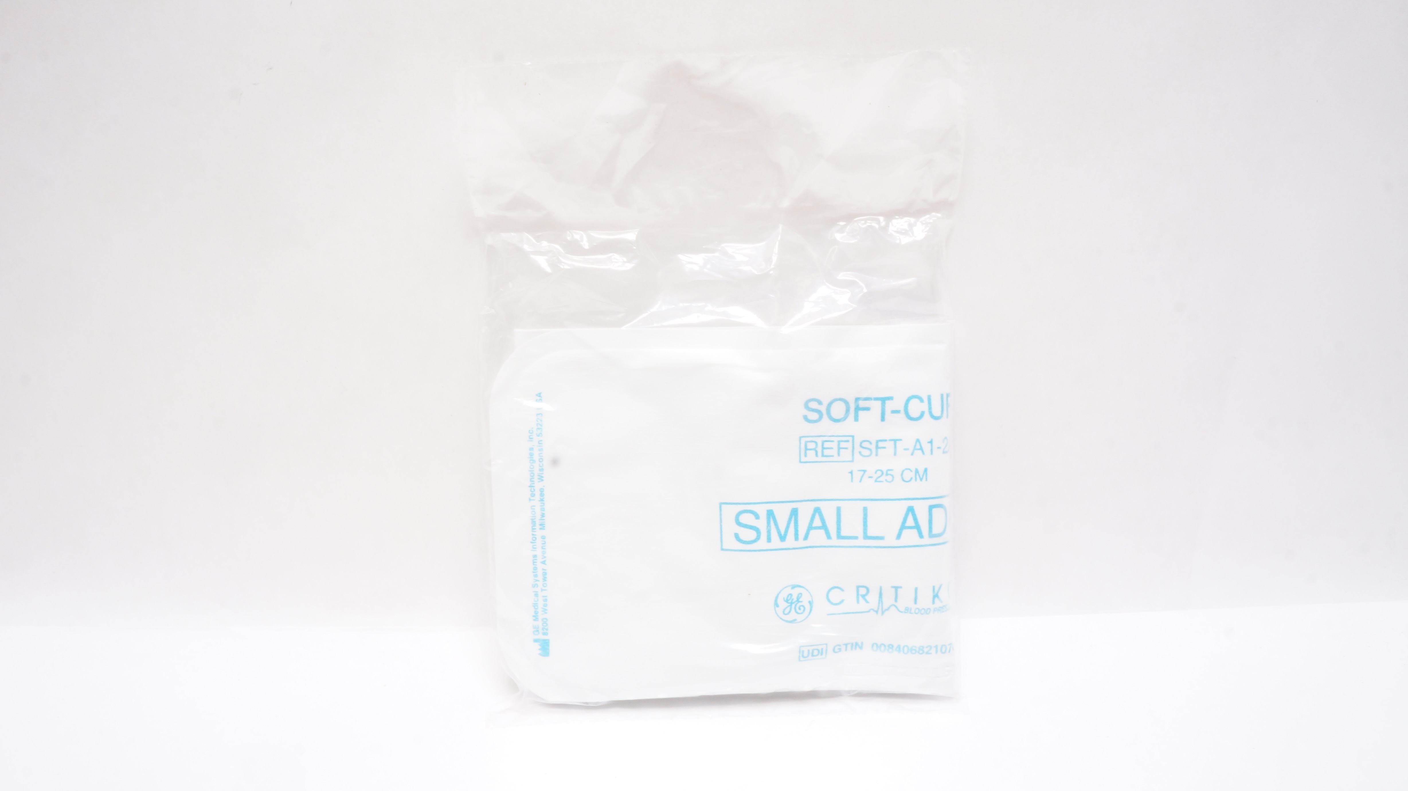 GE Medical SFT-A1-2A Critikon Soft-Cuf Blood Pressure Cuff Small Adult 17-25cm