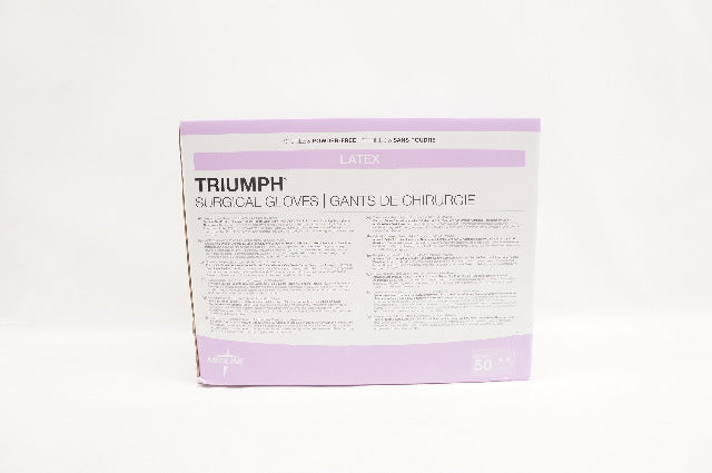 Medline MSG2270 Triumph Surgical Gloves Size 7 (x) - Box of 50