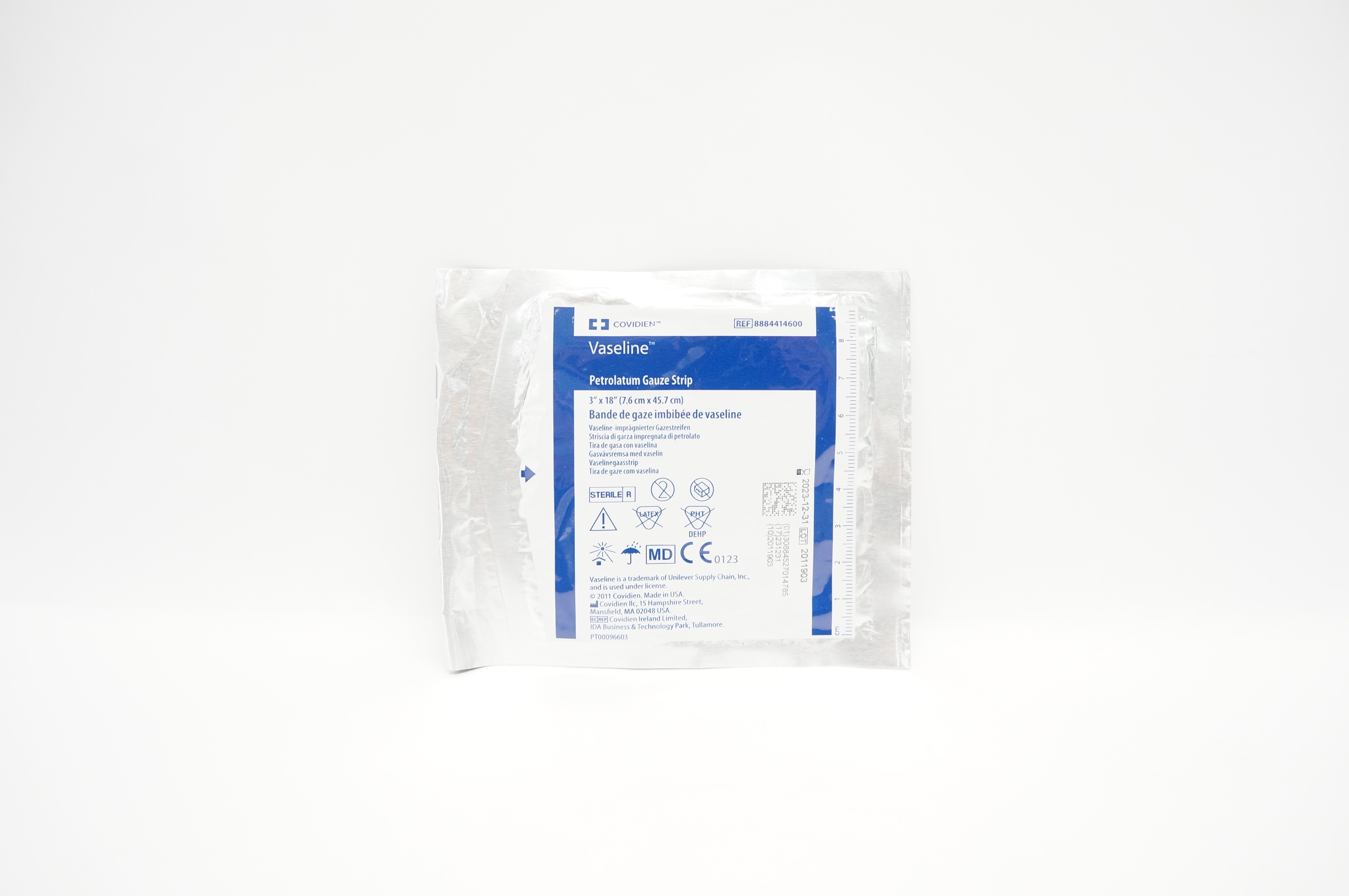 Covidien 8884414600 Vaseline Petrolatum Gauze Strip 3inch x 18inch (x)