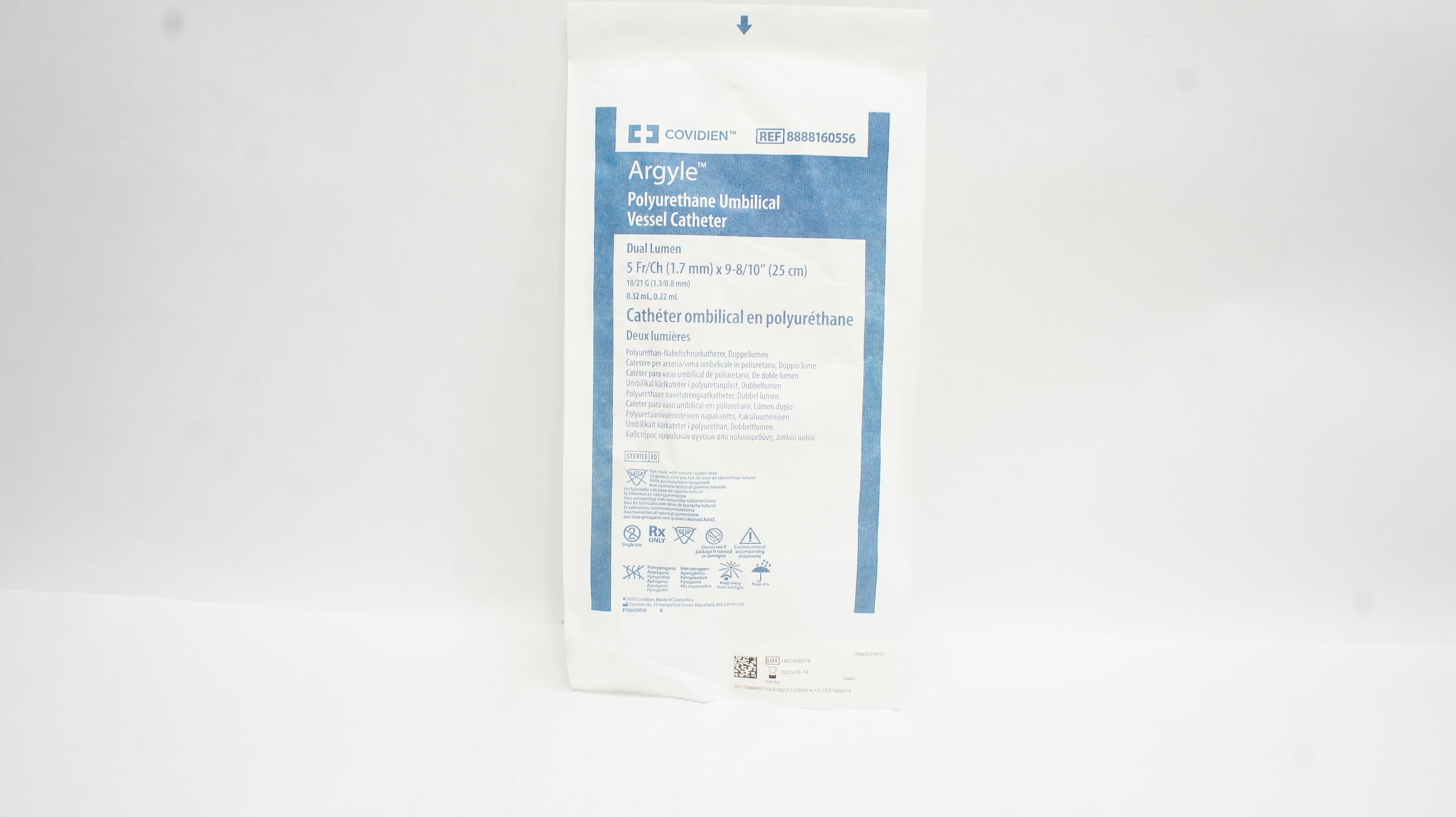 Covidien 8888160556 Argyle Polyurethane Umbilical Vessel Cath. 5Fr. (x)