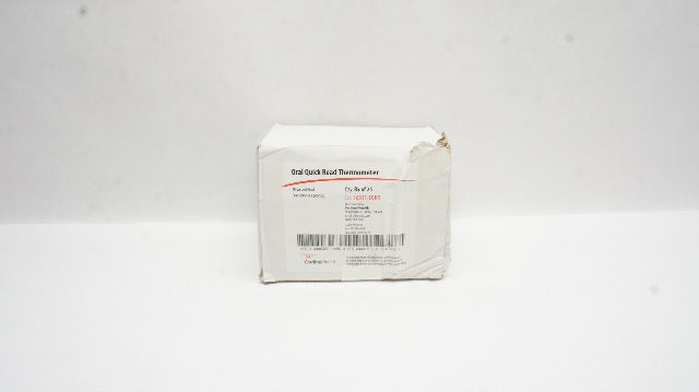 Cardinal Health 16811-EQR0 Oral Quick Read Thermometer - Box of 25