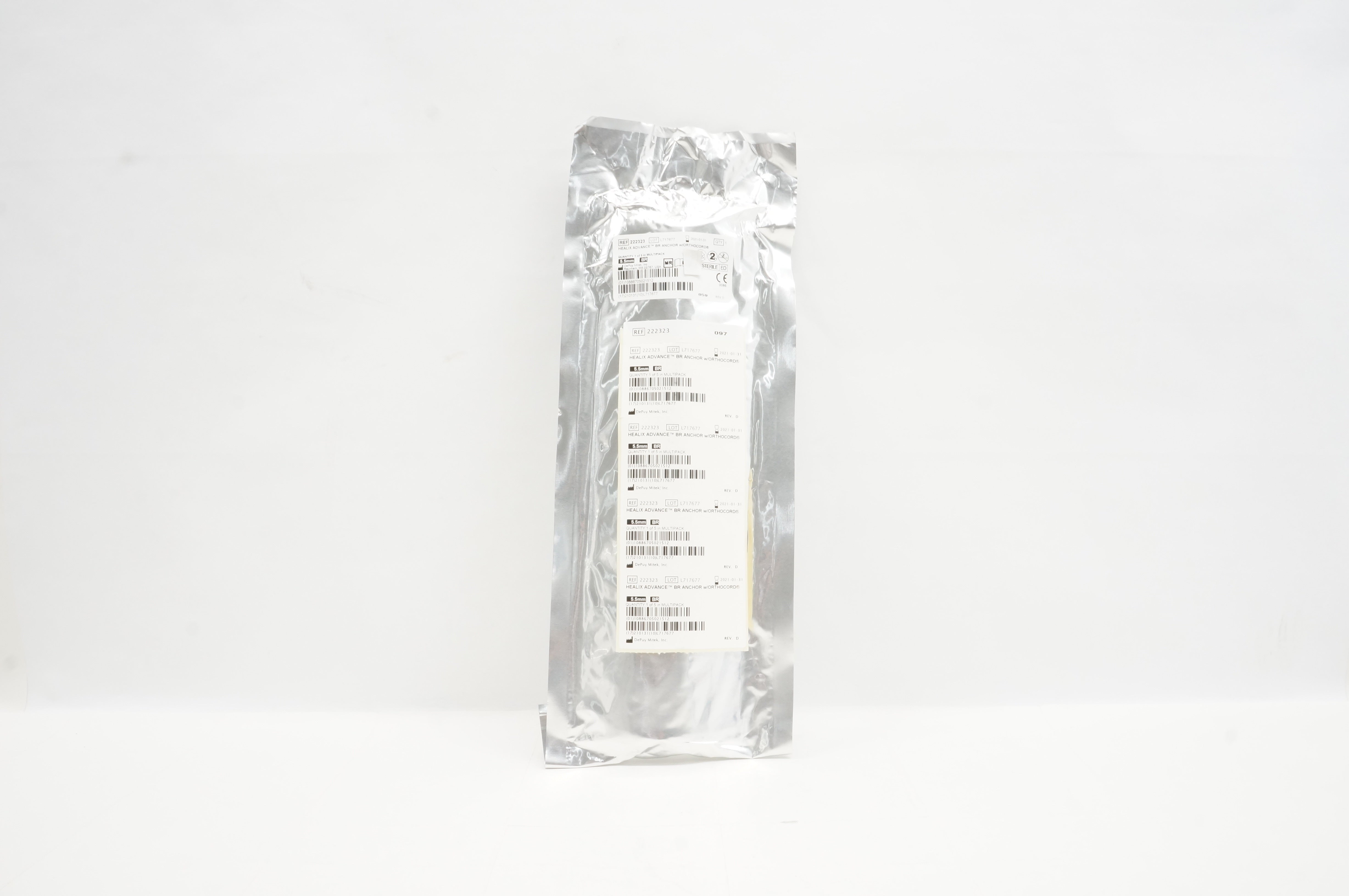 DePuy 222323 Healix Advance BR Anchor w/Orthocord 5.5mm(x)