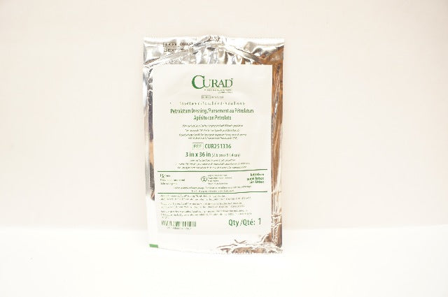 Medline CUR251336 Curad Non-Adherent Petrolatum Dressing 3inch x 36inch (x)