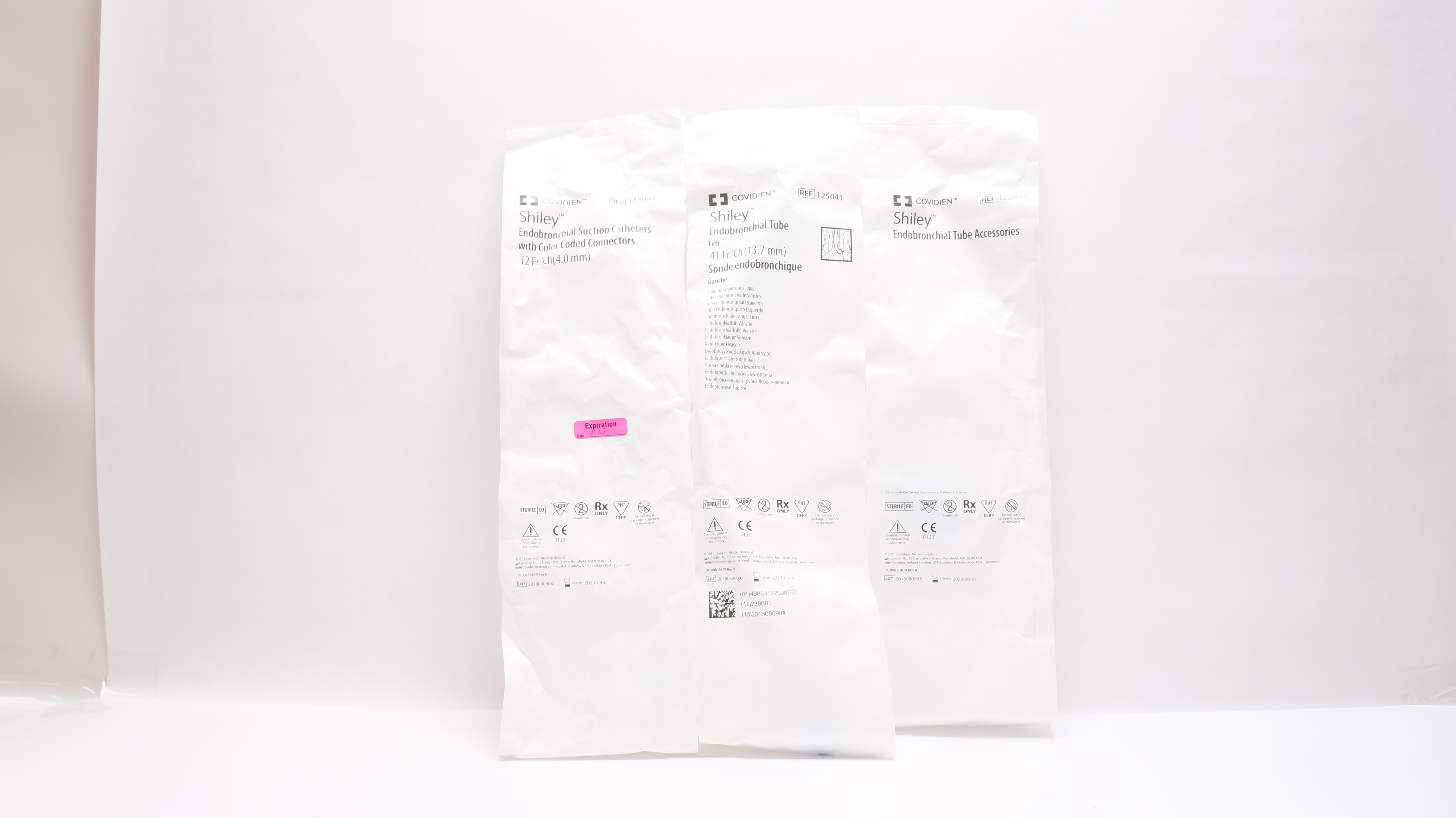 Covidien 125041 Shiley Endobronchial Caths.12Fr/Ch,Tube 41Fr/Ch & Accessories(x)