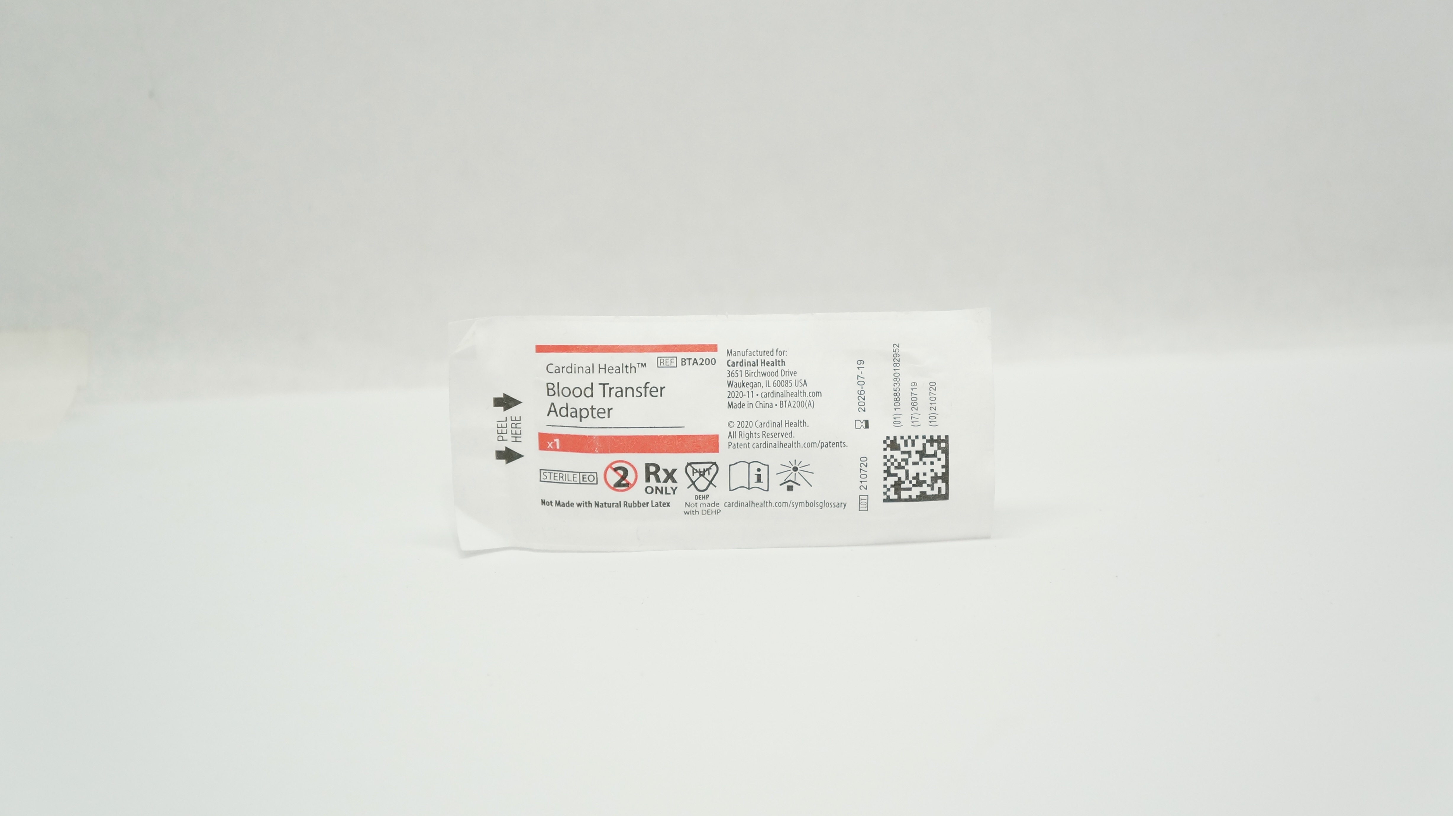 Cardinal Health BTA200 Blood Transfer Adapter