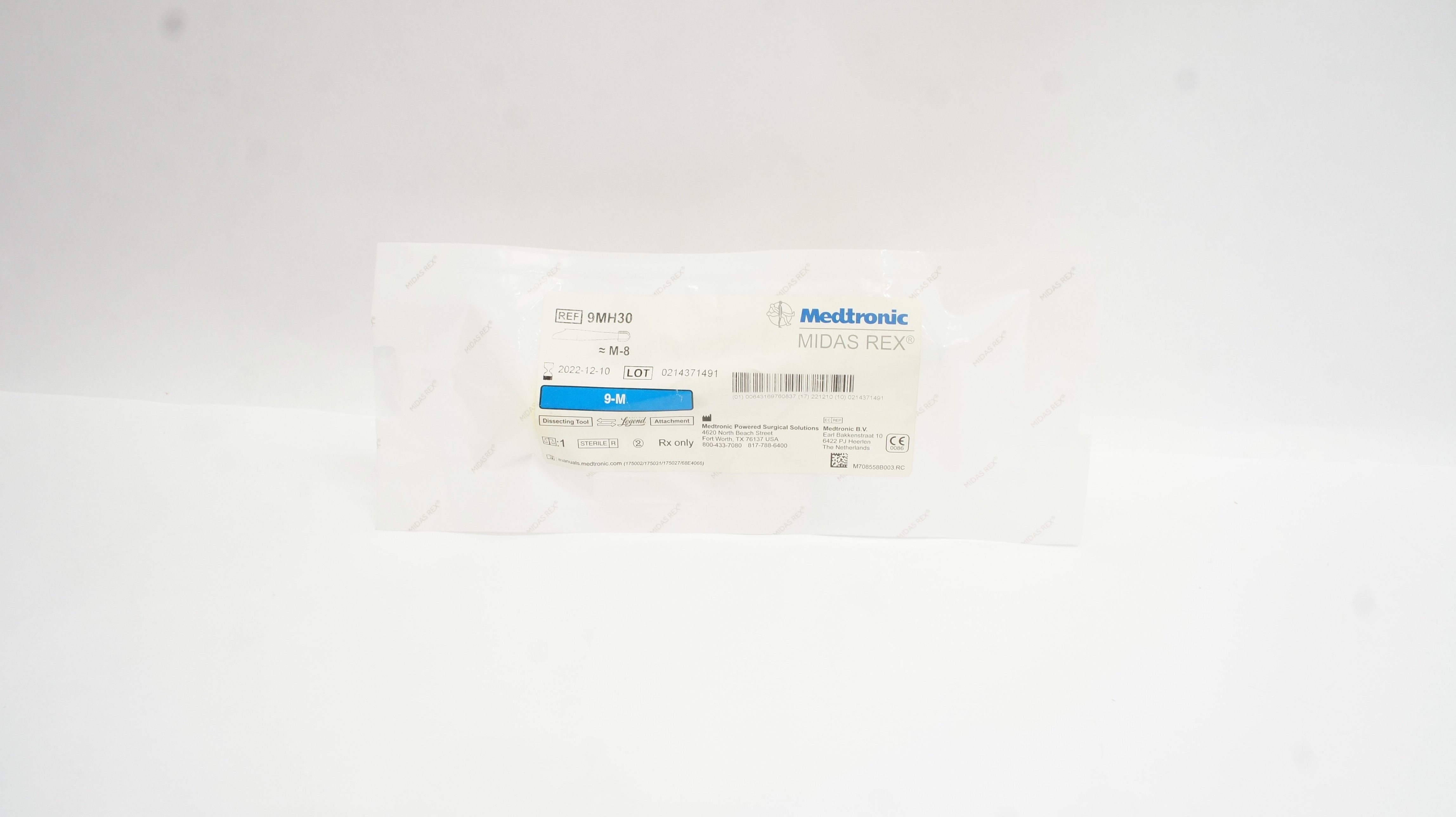 Medtronic 9MH30 Midas Rex Dissecting Tool 9-M, M-8 (x)