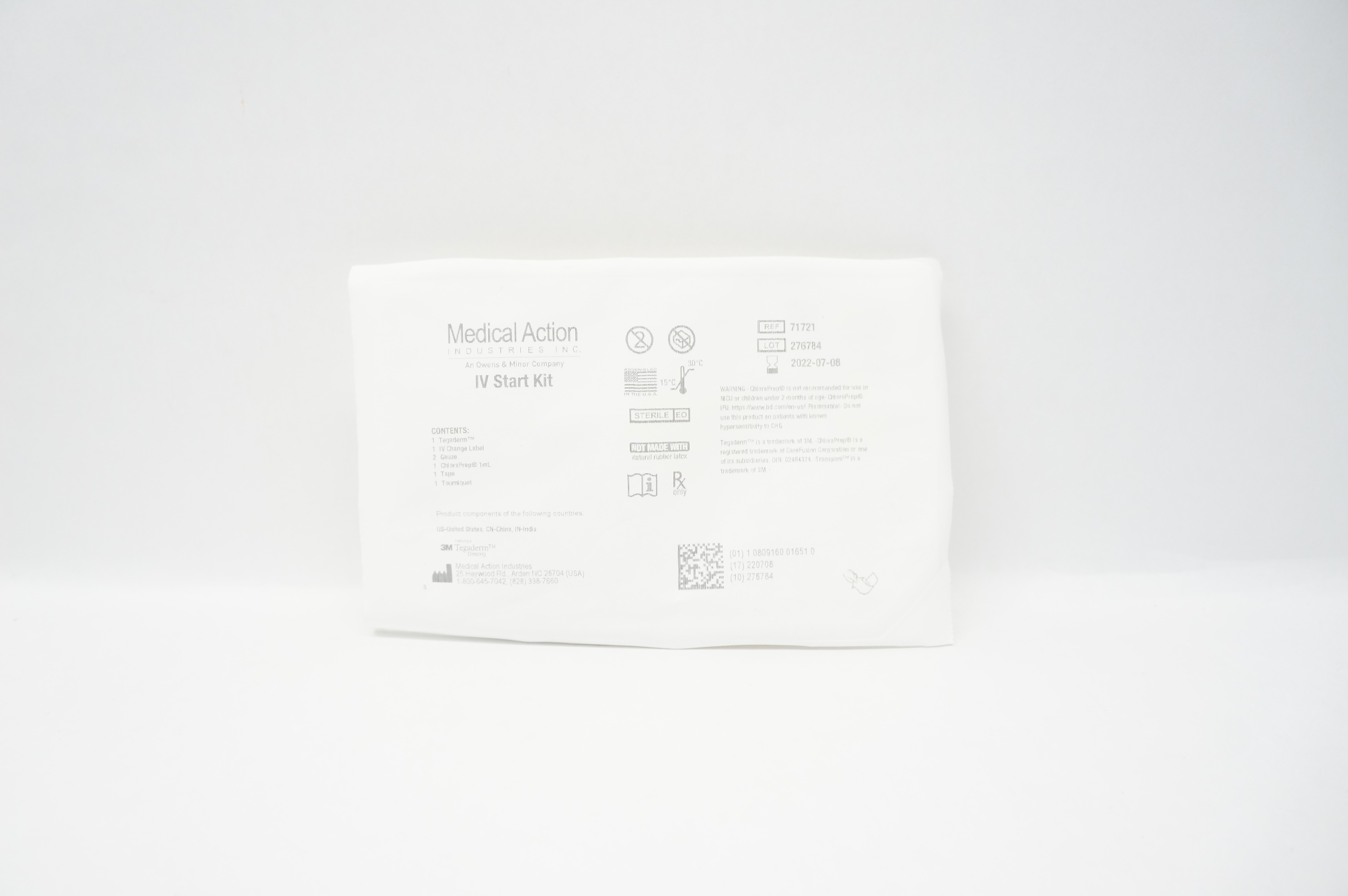 Medical Action Industries 71721 Featuring 3M Tegaderm Dressing IV Start Kit (x)