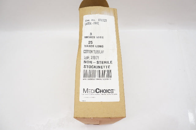 MediChoice STK1325 Cotton Tubular 3inch x 25yards