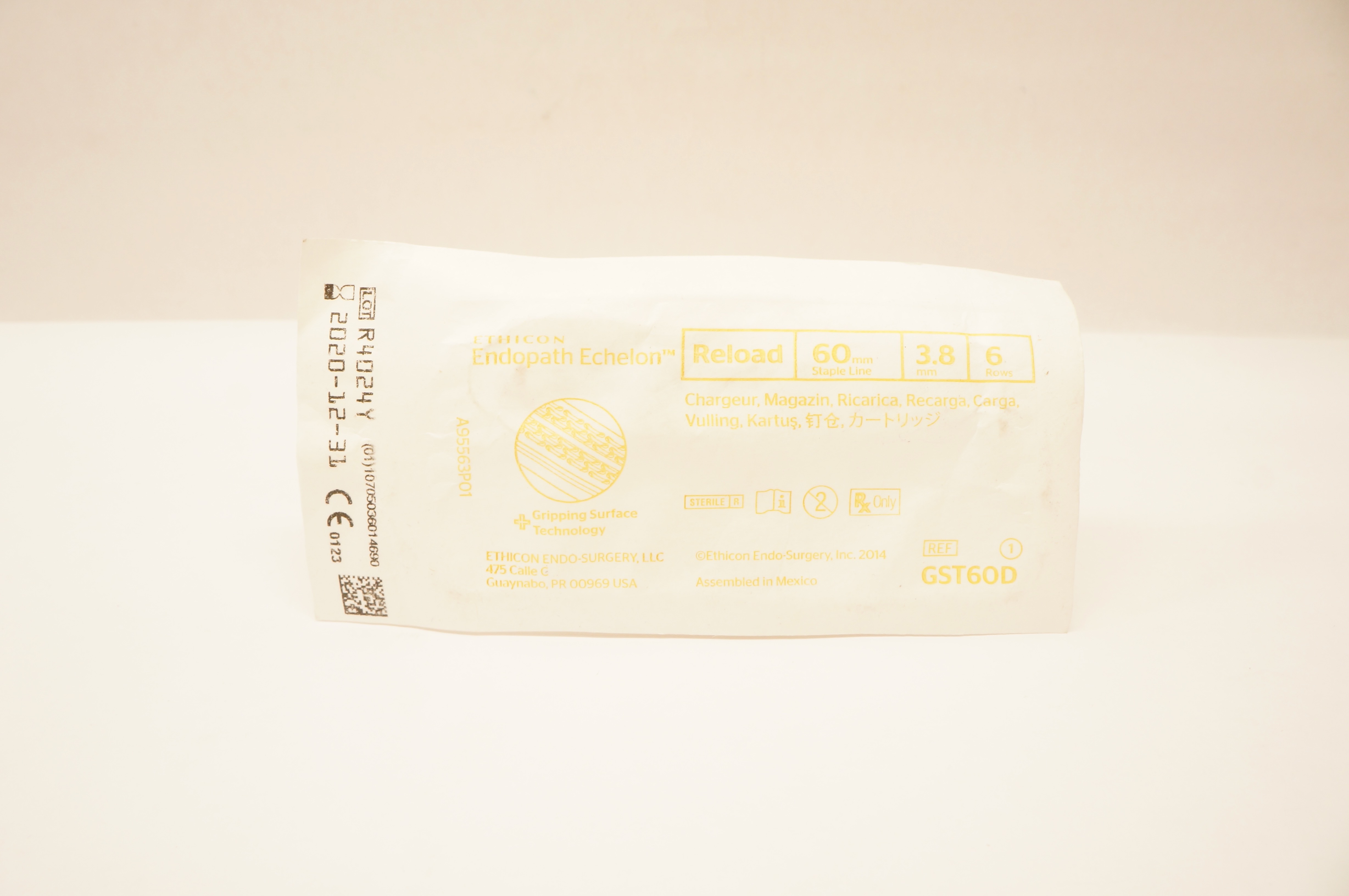 Ethicon GST60D Endopath Echelon Reload 60mm 3.8mm 6 Rows (x)