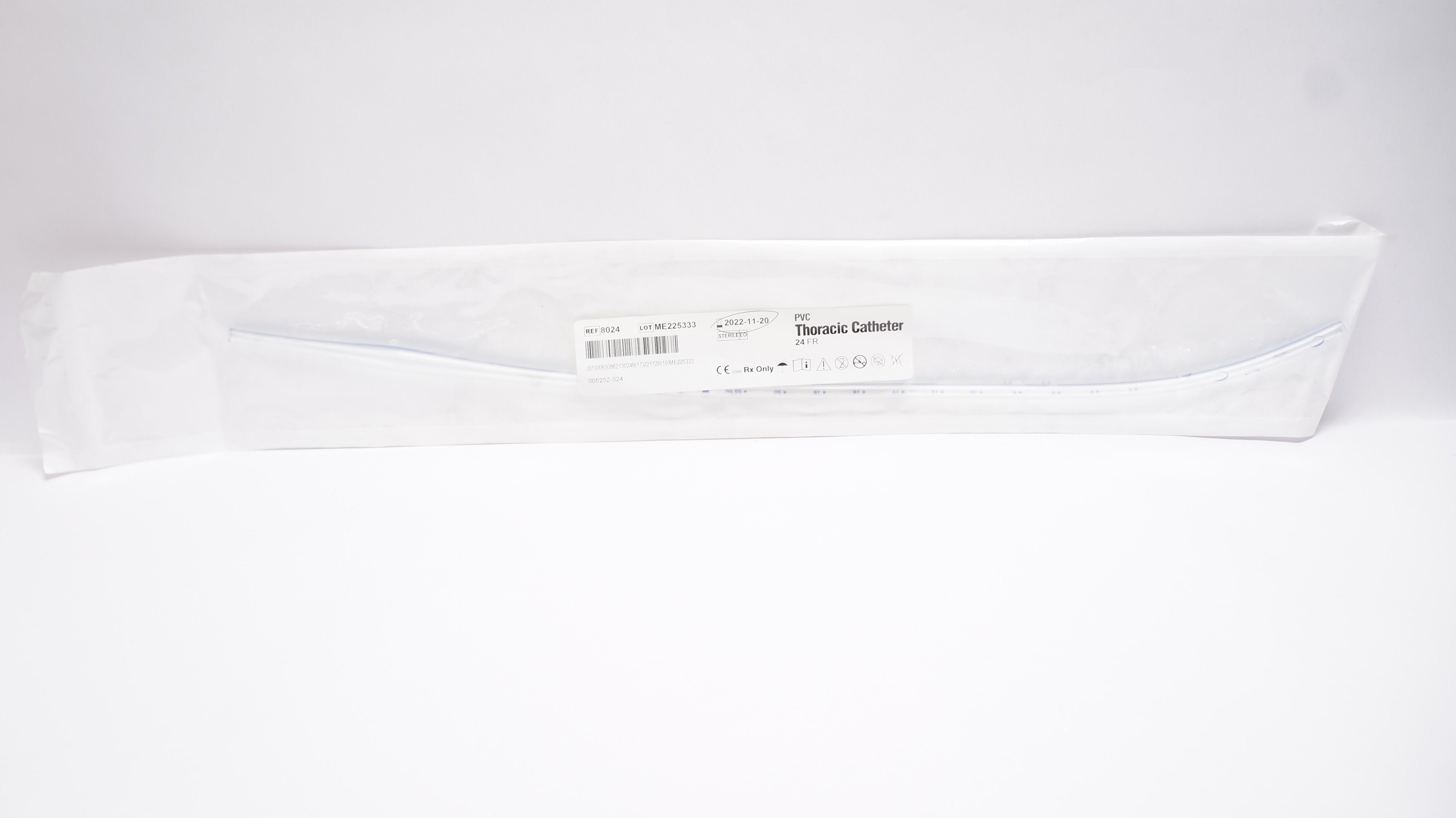 Atrium 8024 PVC Thoracic Cath. 24Fr (x)