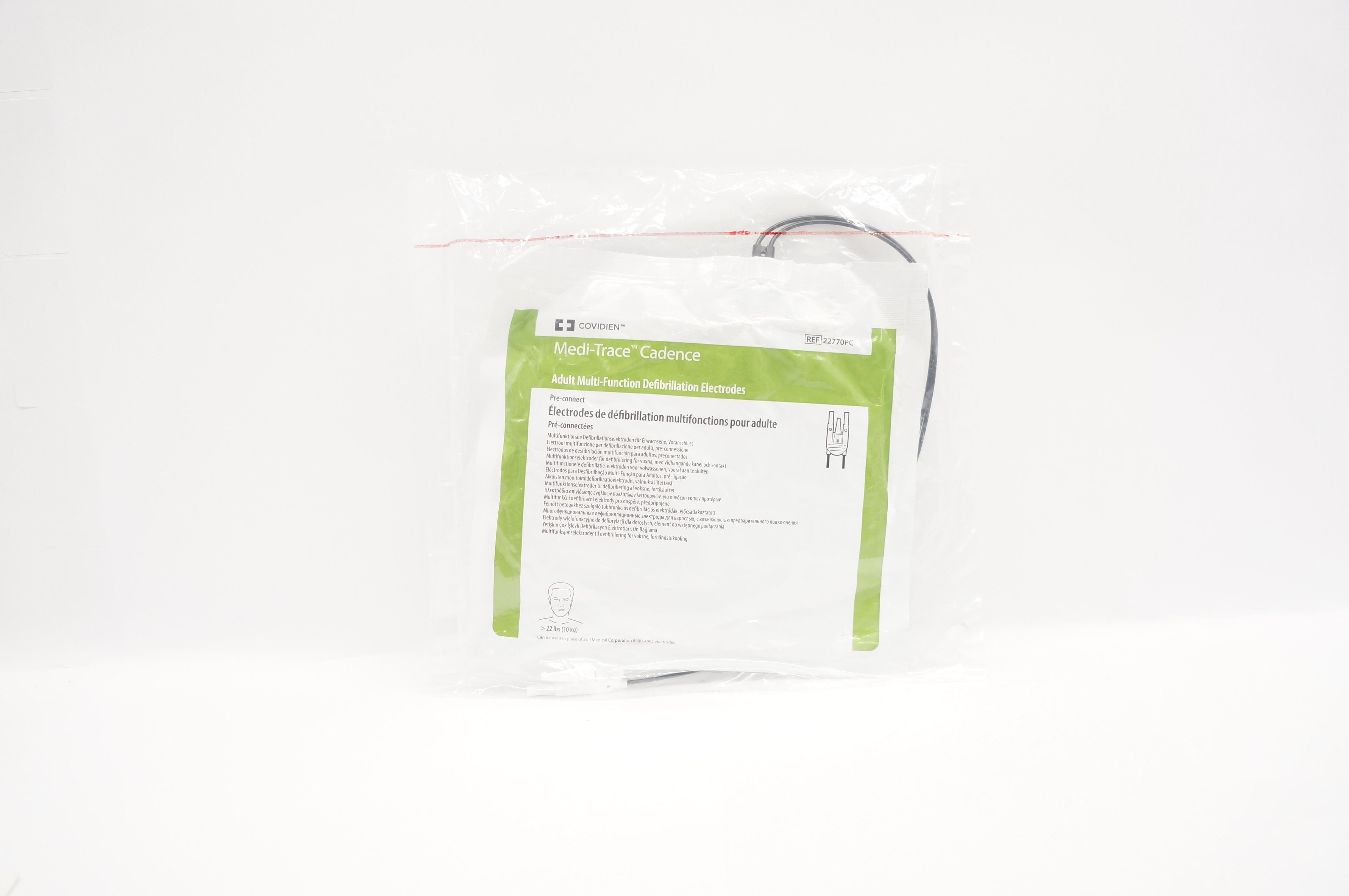 Covidien 22770PC Medi-Trace Cadence Adult Multi-Function Electrodes >22lbs (x)