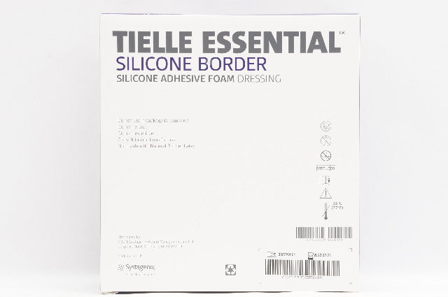 Systagenix TLESB1515U Tielle Essential Sil Border Adhesive Foam Dressing-Boxof10