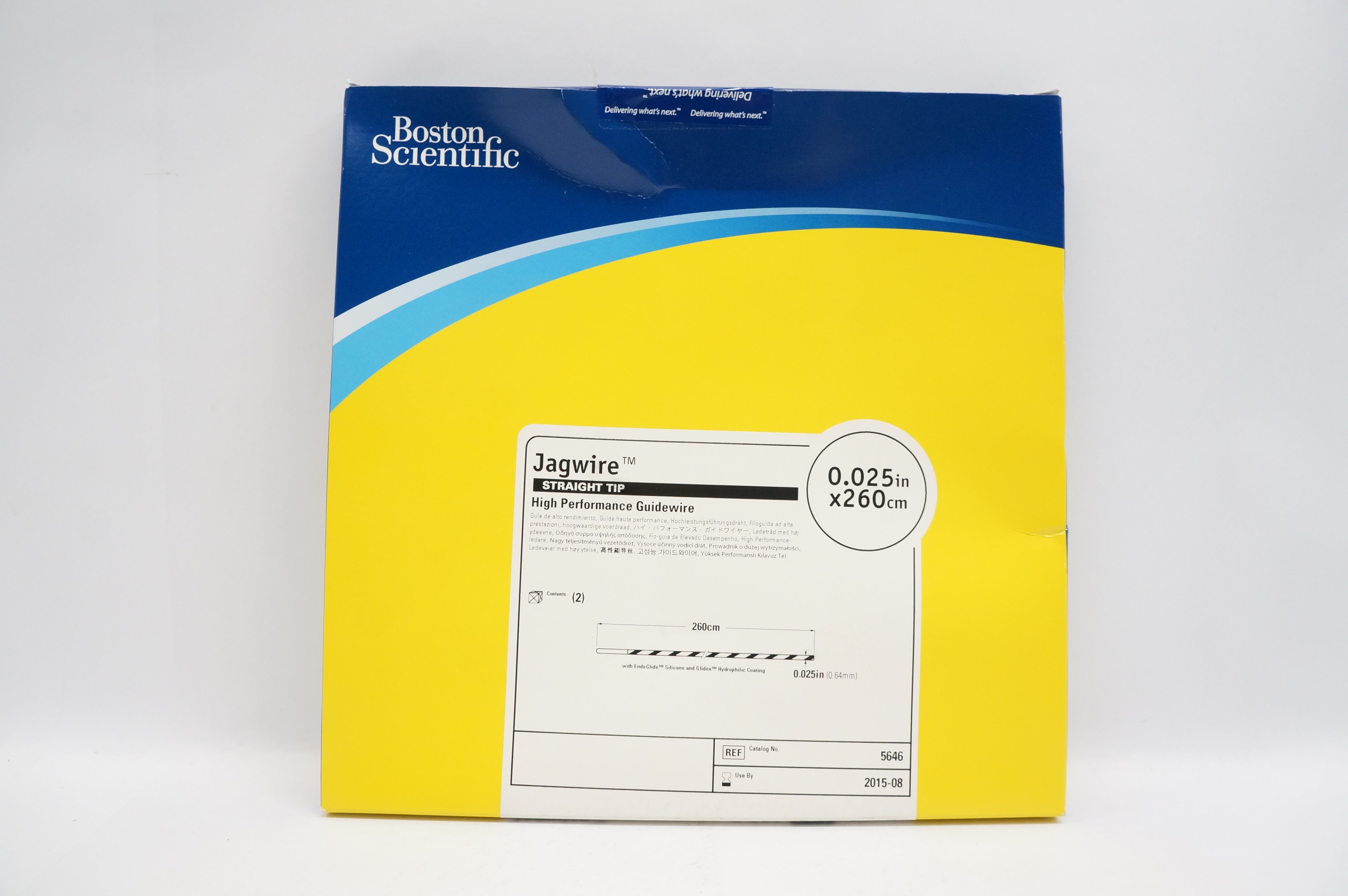 Boston Scientific M00556460 Jagwire HighPerformance Guidewire 0.025inchx260cm(x)