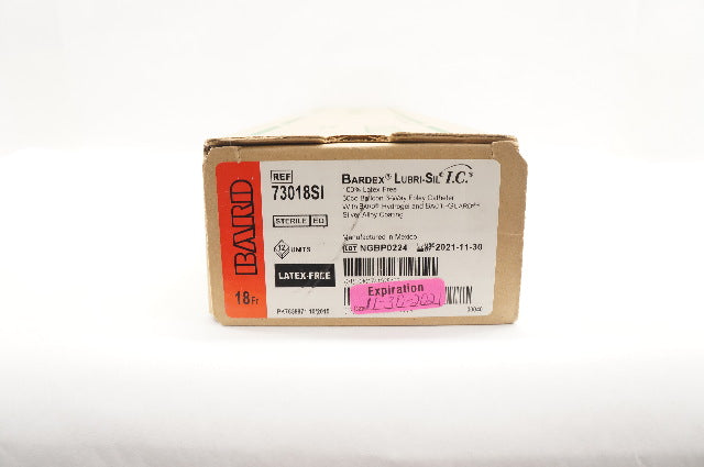 Bard 73018SI Bardex Lubri-Sil I.C. 30cc 18Fr - Box of 12 (x)
