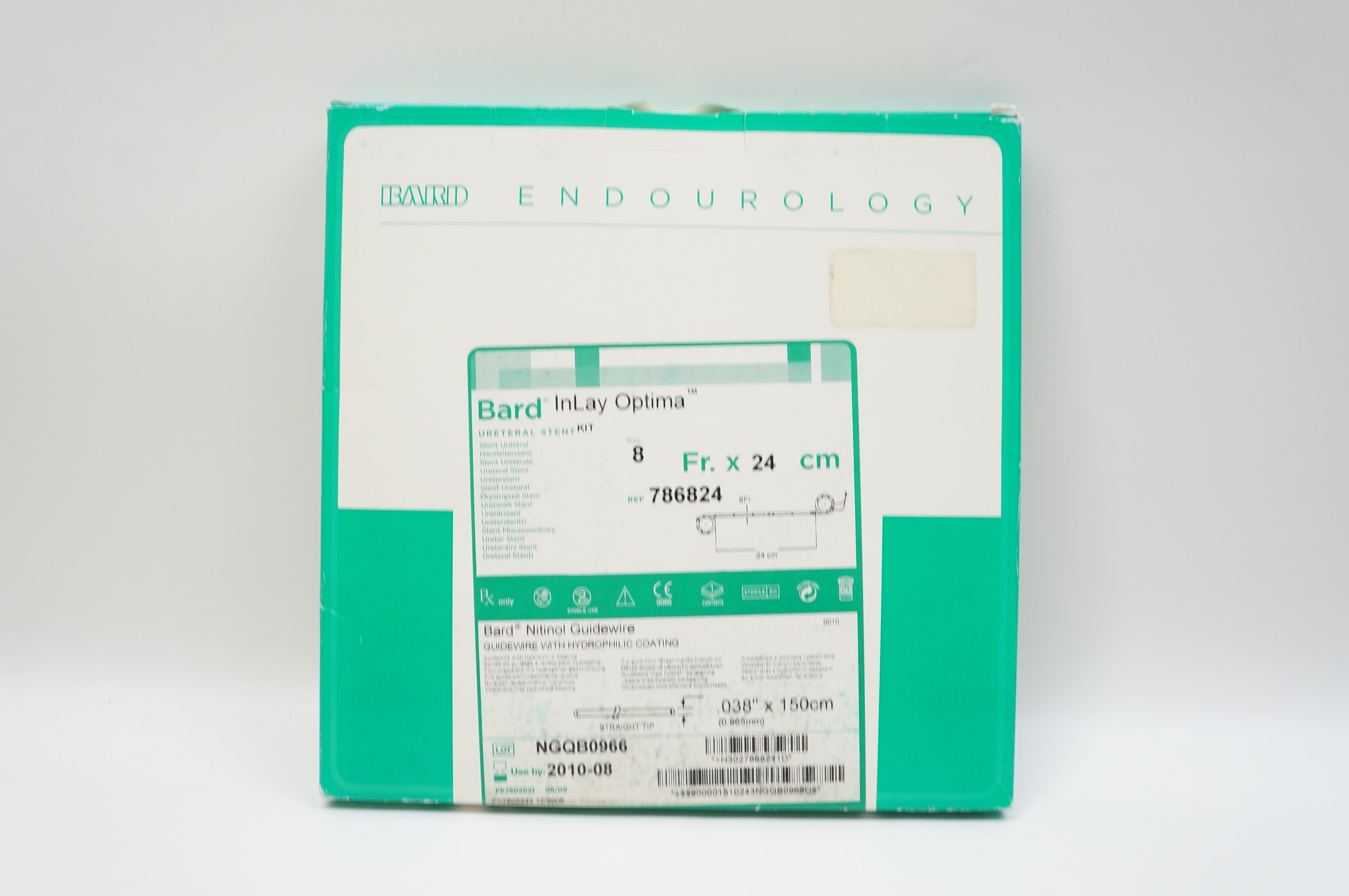 Bard 786824 InLay Optima Ureteral Stnt Kit 8Fr. x 24cm (x)