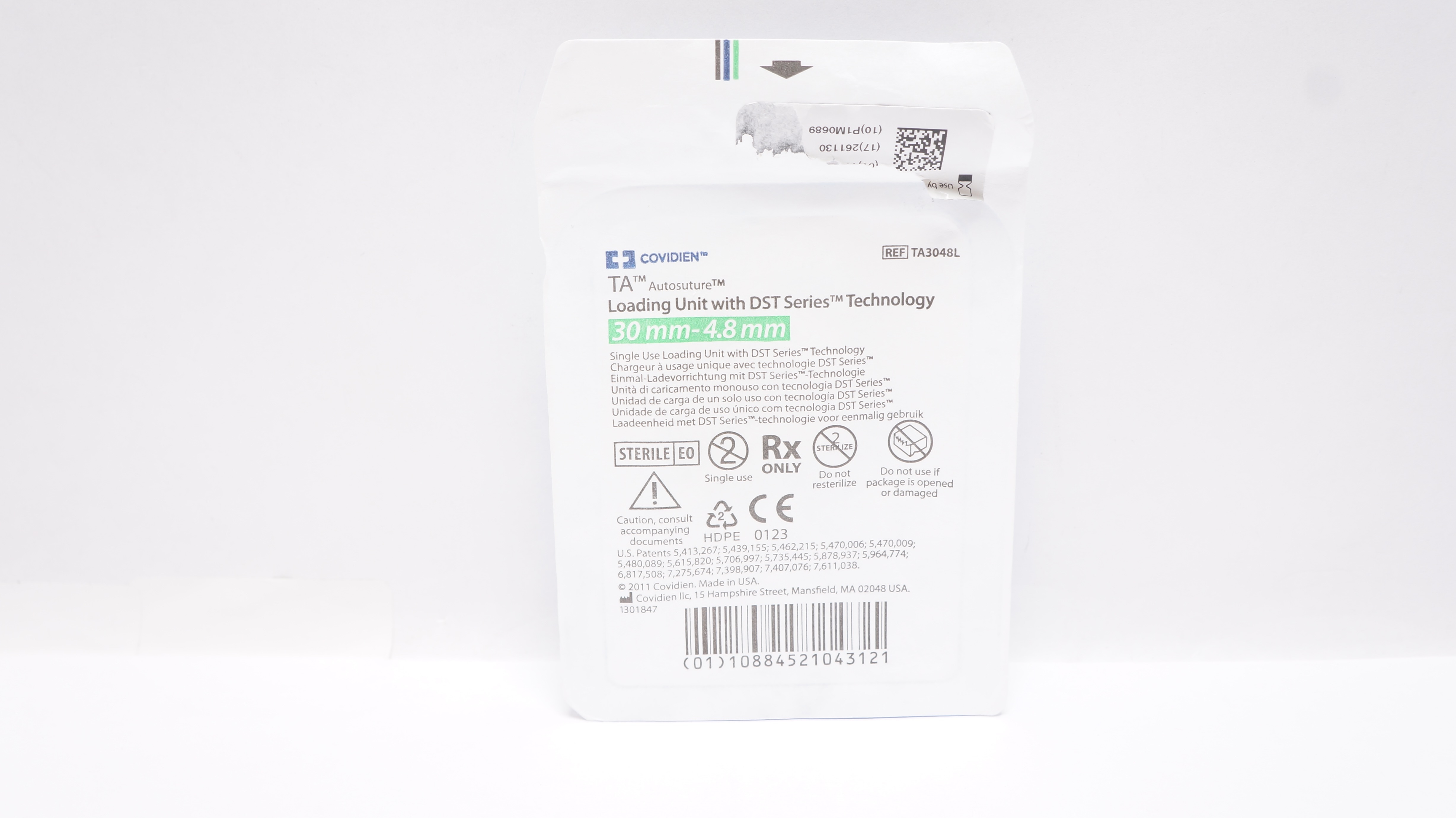 Covidien TA3048L TA AutoSuture Single Use Loading Unit 30mm-4.8mm