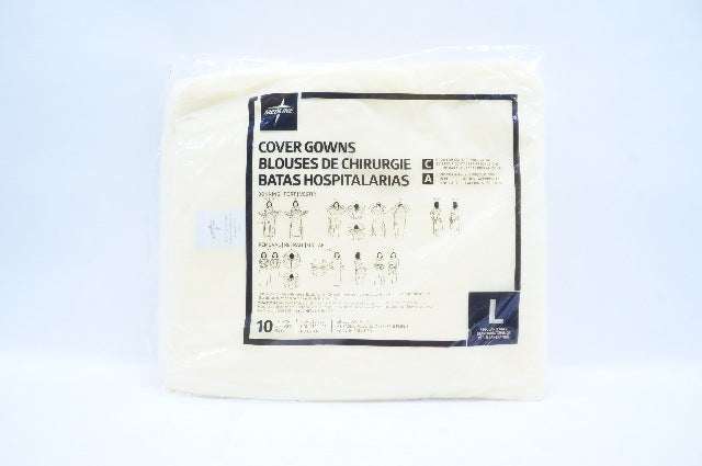 Medline 542 Cover Gowns, Size: Regular Large
