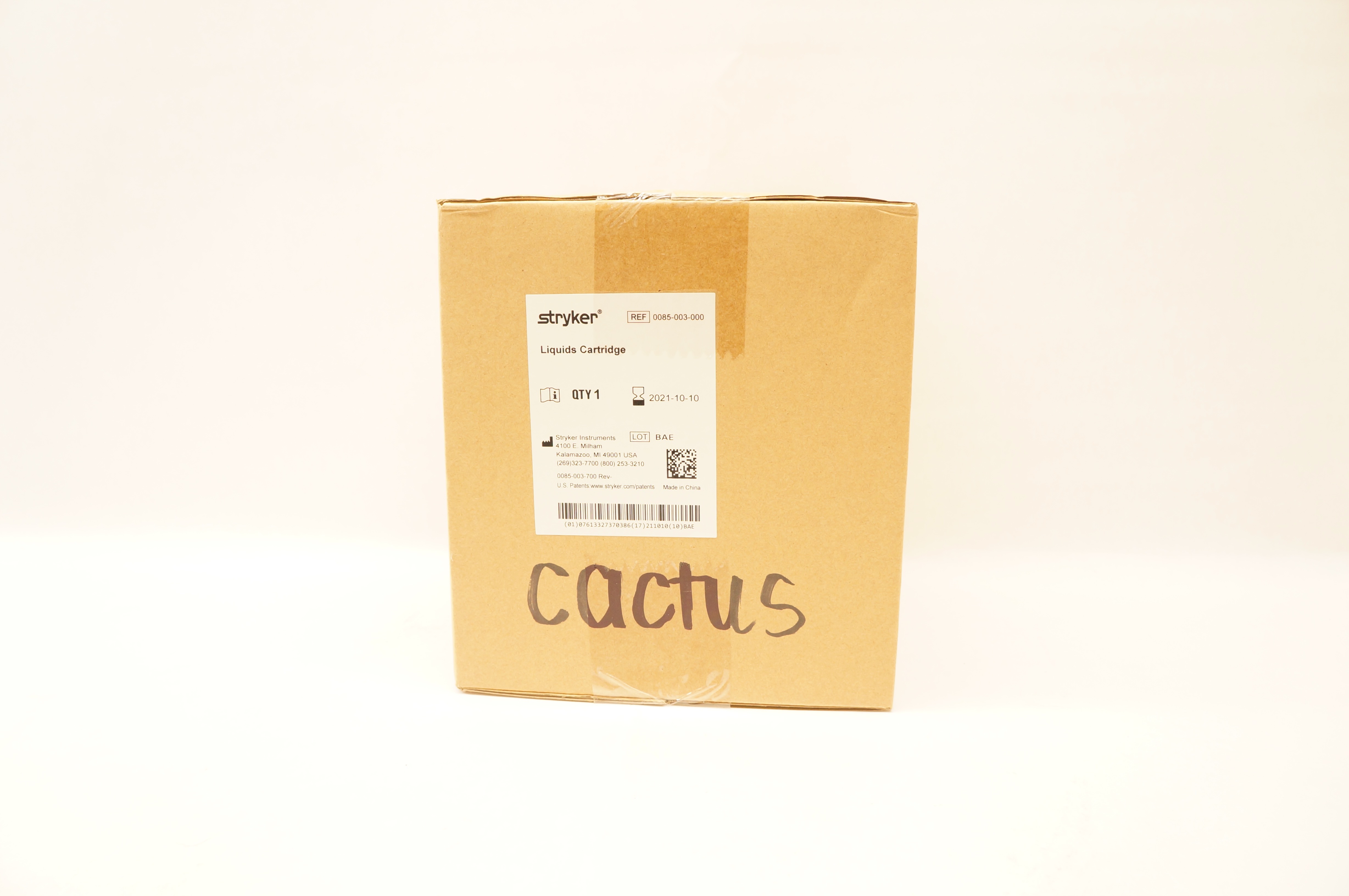 Stryker 0085-003-000 Liquids Cartridge (x)