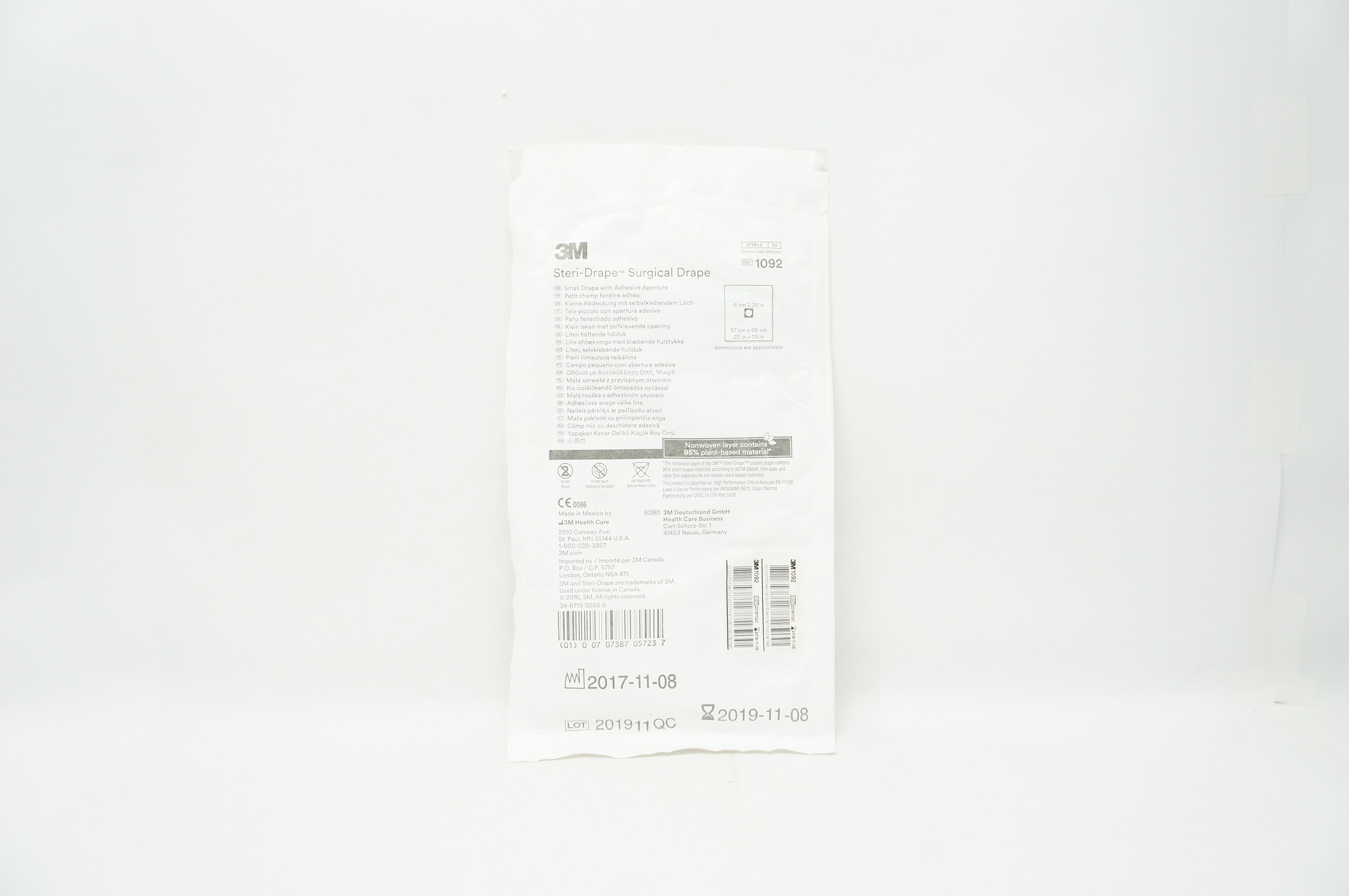 3M 1092 Steri-Drape Surgical Drape 22inch x 25inch (x)