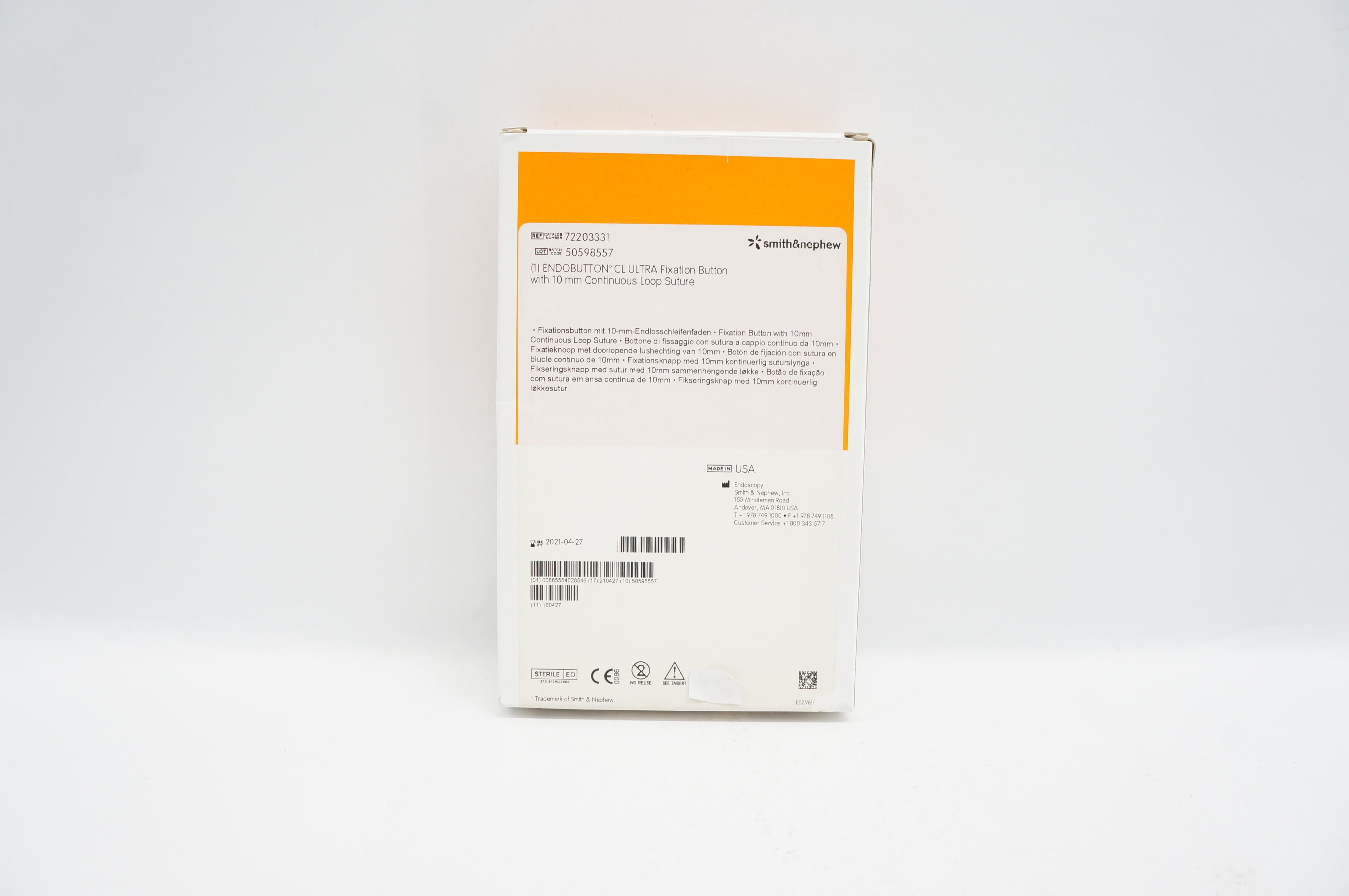 Smith&Nephew 72203331 ENDOBUTTON CL ULTRA 10MM (x)