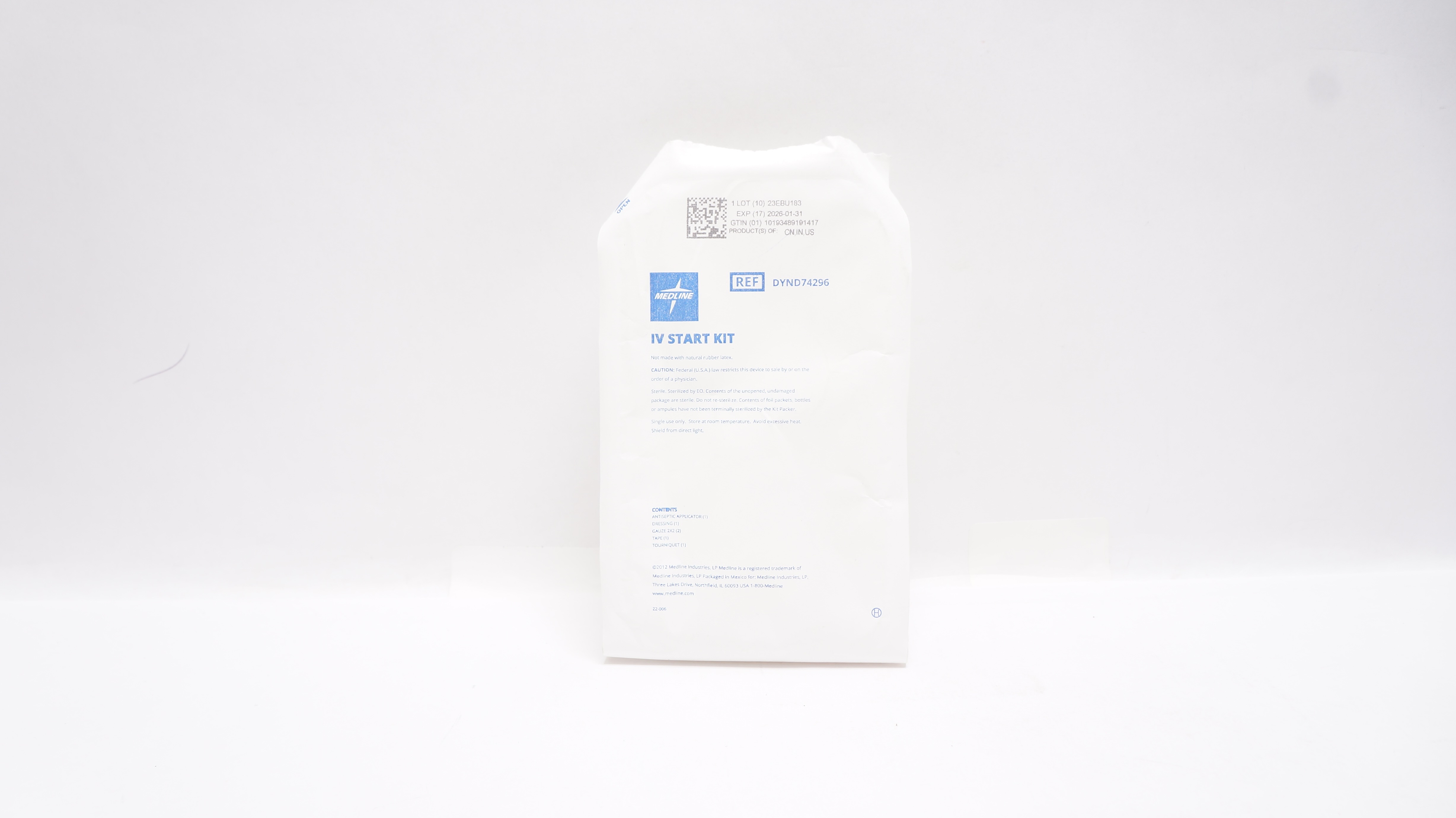 Medline DYND74296 IV Start Kit