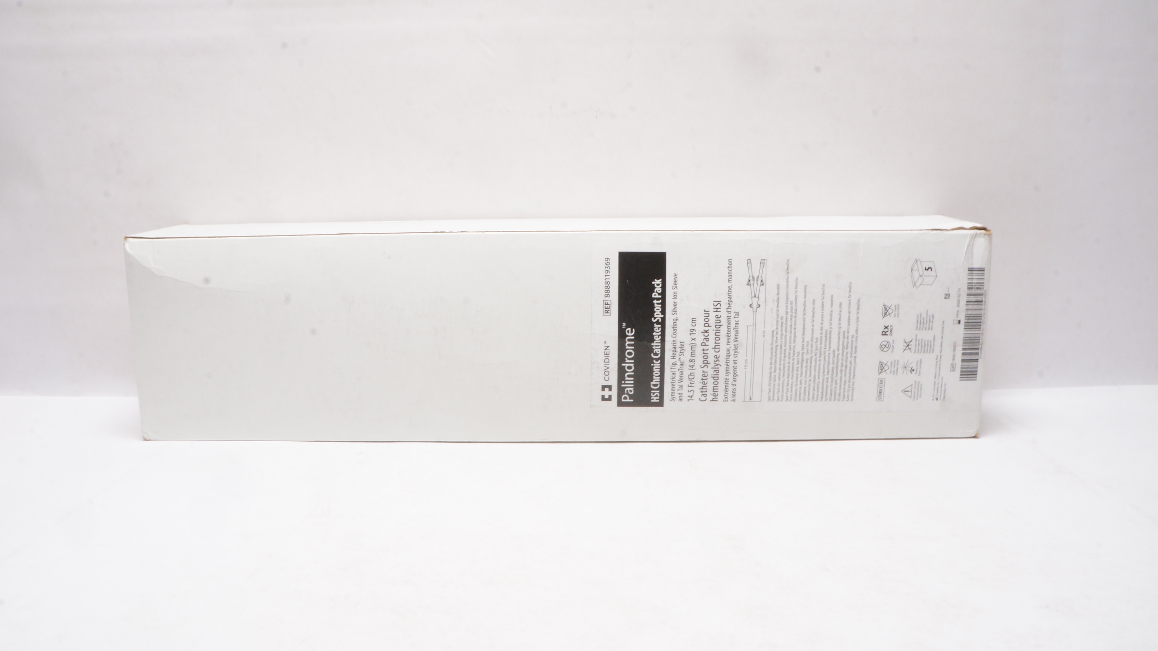 Covidien 8888119369 Palindrome HSI Chronic Catheter Sport Pack (x) - Box of 5